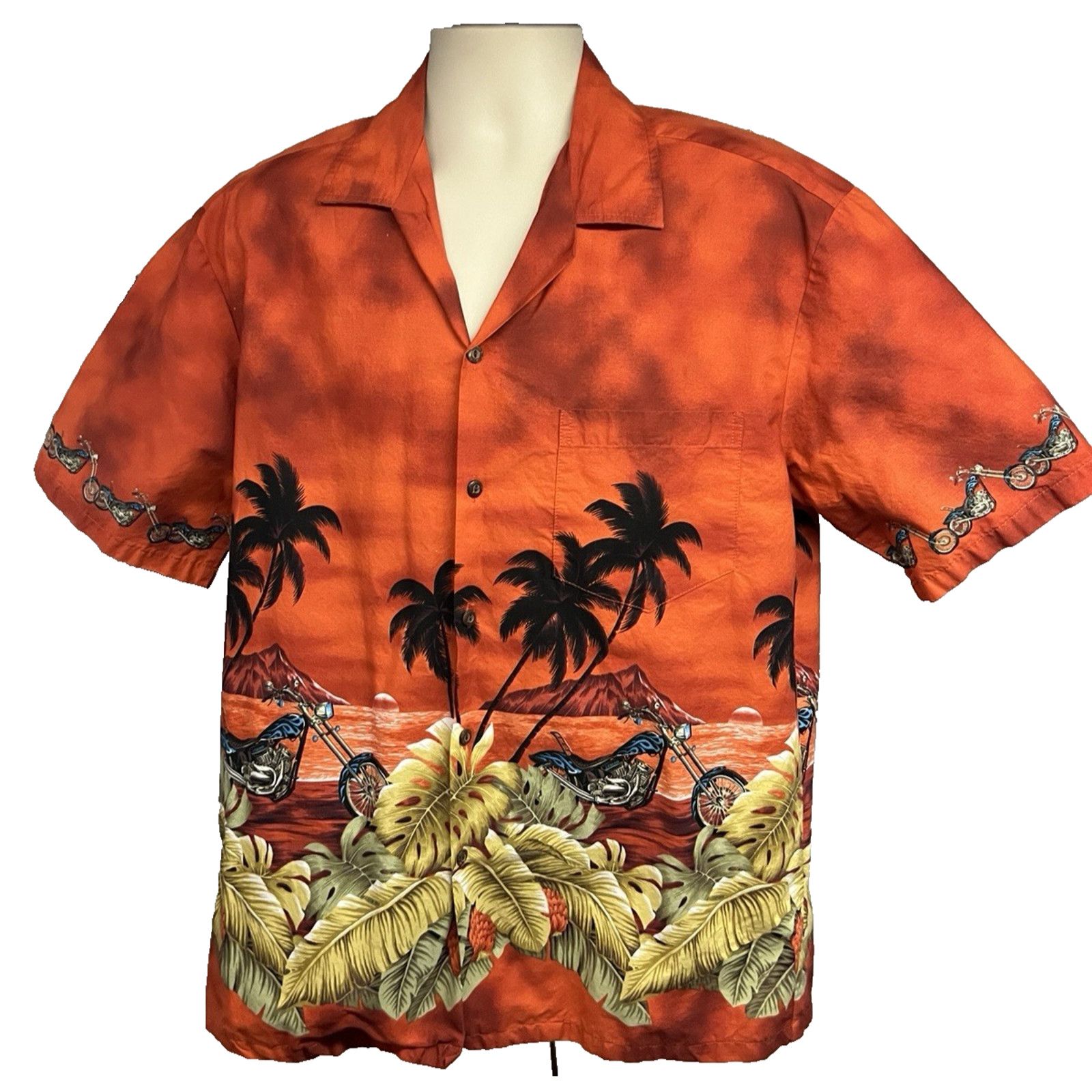 Pacific Legend Pacific Legend Hawaiian Button Up Shirt Men Large Pocket USA Size US L / EU 52-54 / 3 - 1 Thumbnail