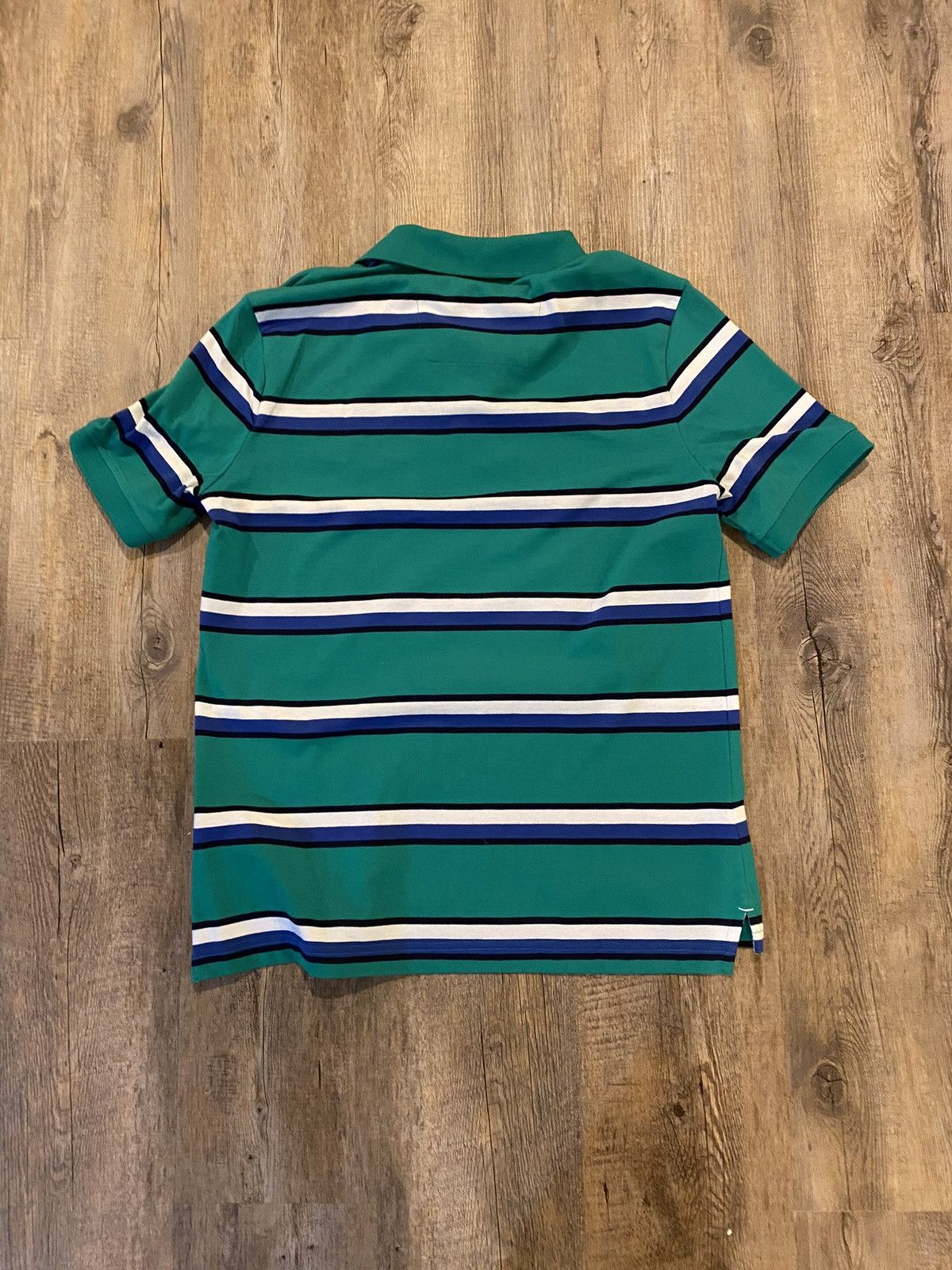 Nautica Nautica Green Horizontal Stripe Polo Size US M / EU 48-50 / 2 - 4 Thumbnail