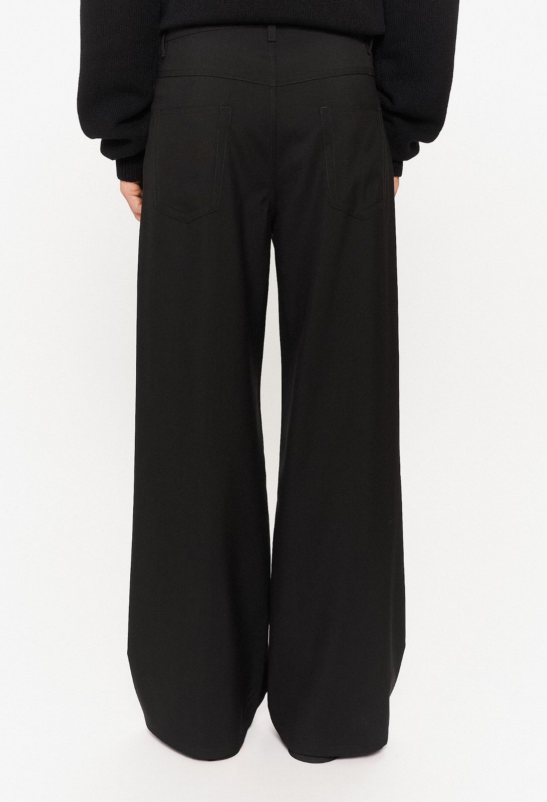 Marni Last Size Marni Woolen Flared Black Pants Size US 36 / EU 52 - 2 Thumbnail