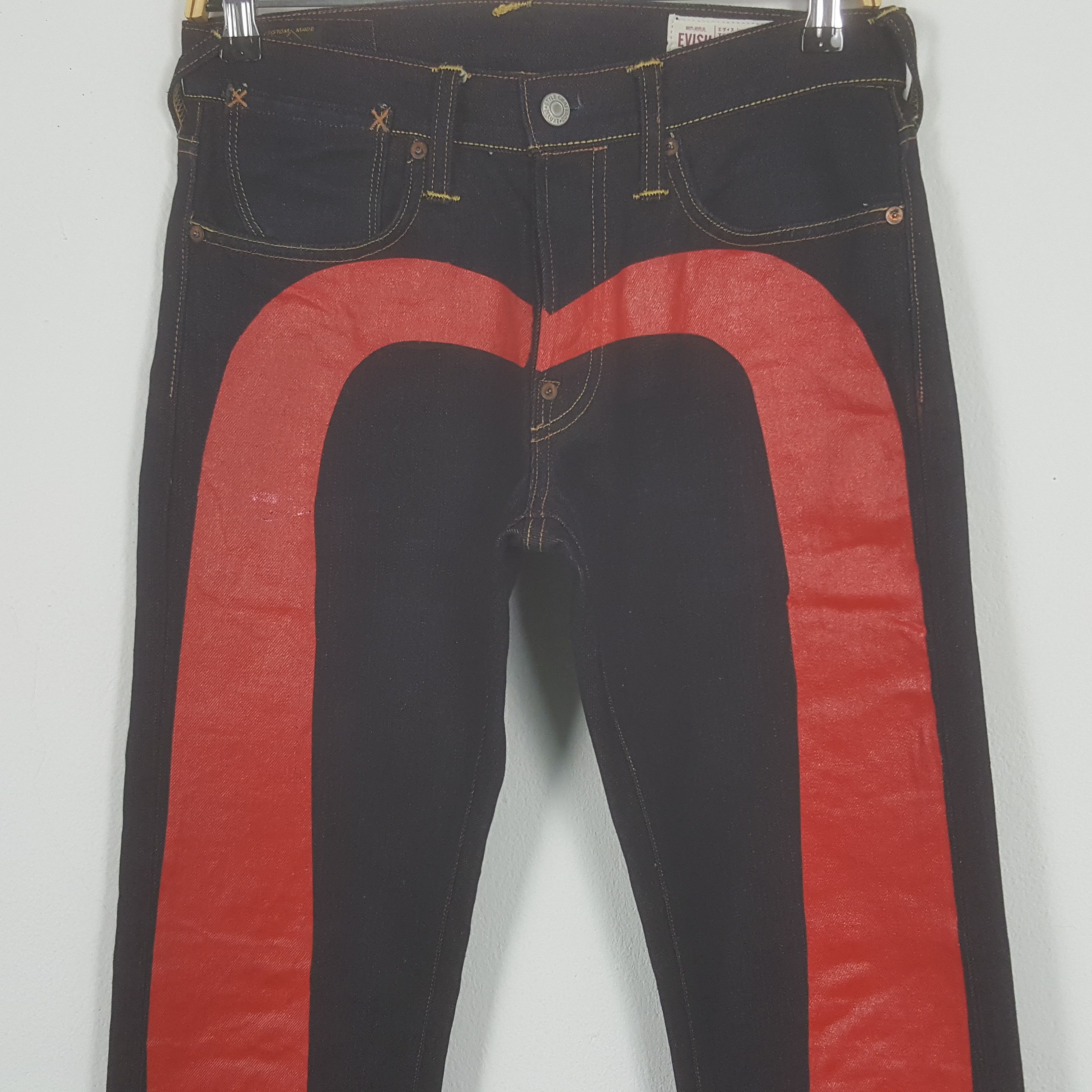 Japanese Brand × Vintage Vintage Evisu Japan Selvedge Custom Daicock Denim Jeans Size US 30 / EU 46 - 2 Thumbnail