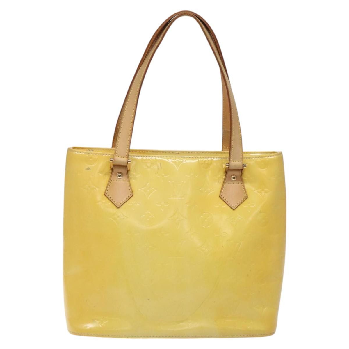Louis Vuitton LOUIS VUITTON Monogram Vernis Houston Hand Bag Gris M91053 Size ONE SIZE - 2 Thumbnail