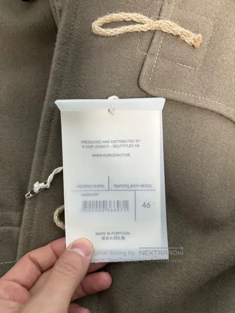 Our Legacy Our Legacy Herringbone Short Duffle Coat Size US S / EU 44-46 / 1 - 5 Thumbnail