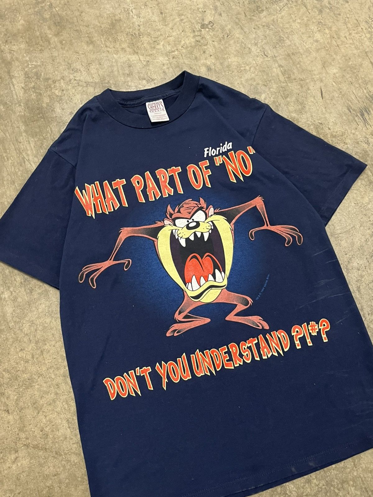 Vintage Vintage taz looney tunes tee shirt hype rare 90s cartoon Size US M / EU 48-50 / 2 - 4 Thumbnail
