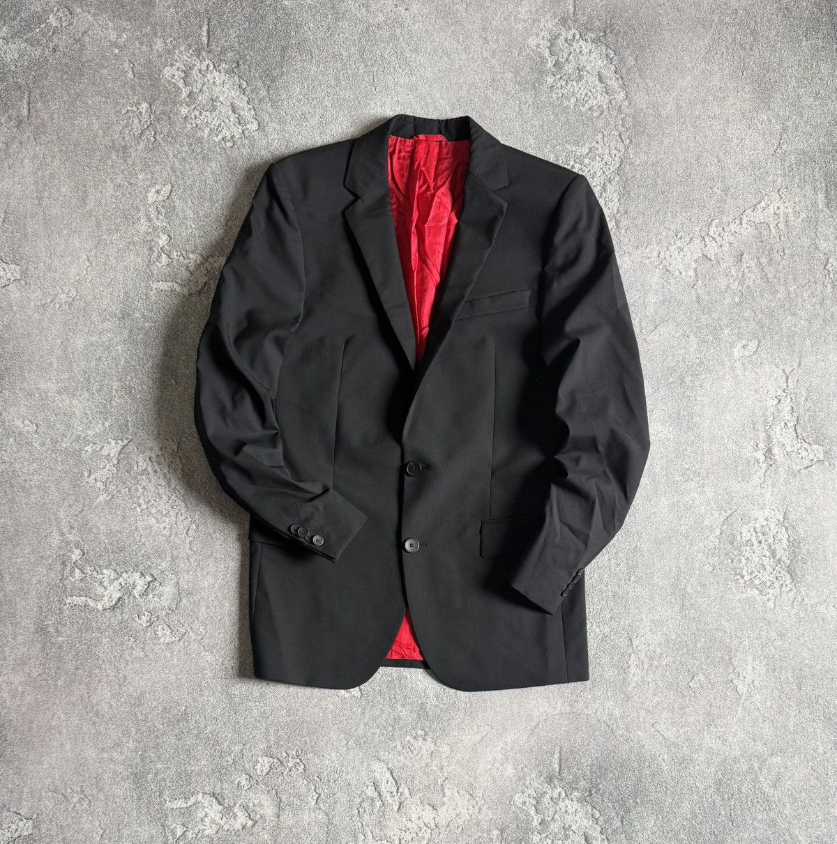 Designer × Hugo × Hugo Boss Hugo Boss IT44/US34R suit black blazer + pants trousers Size 34R - 4 Thumbnail
