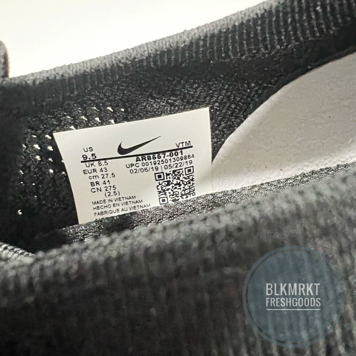 Nike Nike Air VaporMax Flyknit Gator ISPA Silver Size 9.5 Size US 9.5 / EU 42-43 - 6 Thumbnail