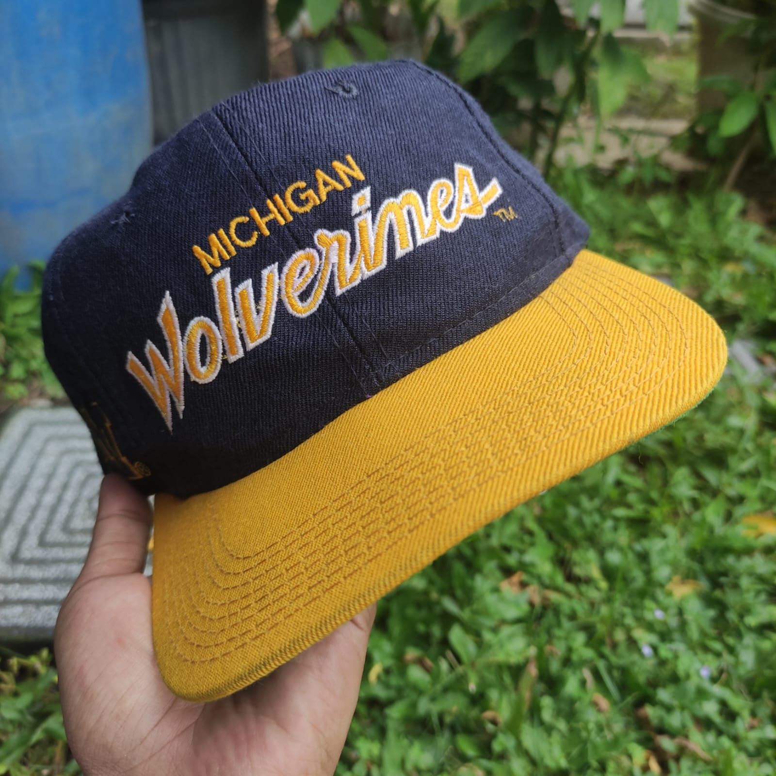 NCAA × Sports Specialties × Vintage Michigan Wolverines Hat – Script Logo - Sports Specialties Size ONE SIZE - 9 Thumbnail