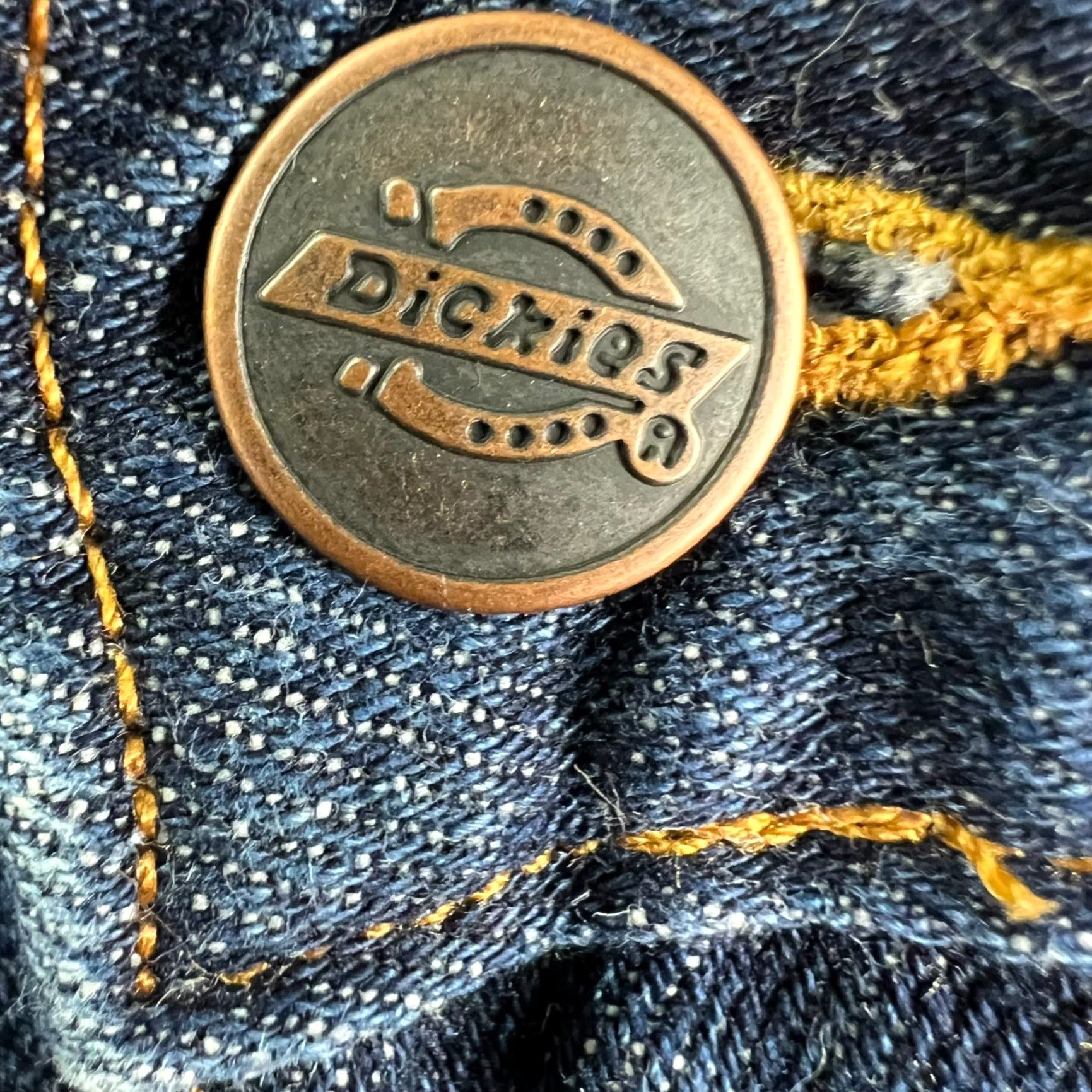 Dickies VINTAGE Dickies 90s Distressed Denim Jeans Mens Size 33 x 32 Blue Regular Fit Size US 33 - 5 Thumbnail