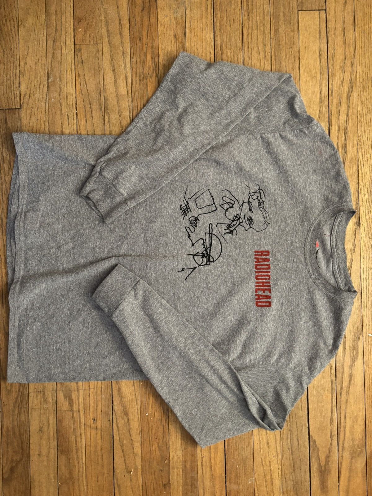 Band Tees × Hanes Radiohead long-sleeve Size US L / EU 52-54 / 3 - 1 Thumbnail