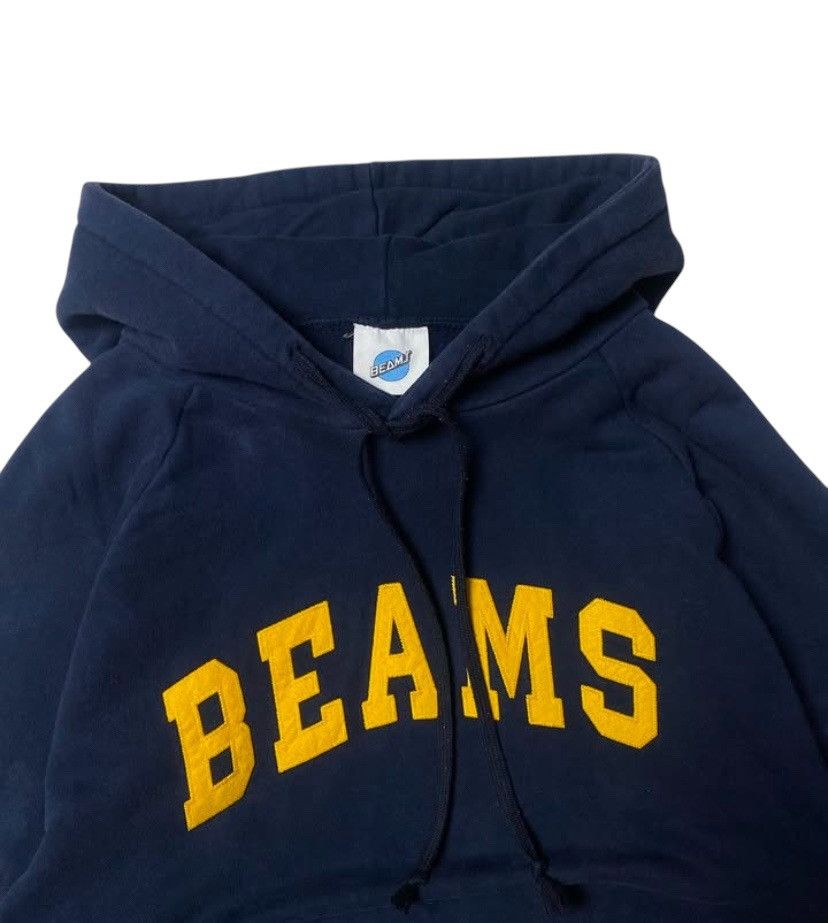 Beams Plus × Japanese Brand 🔥Best Offer🔥Beams Script vintage Hoodie Fleece Size US M / EU 48-50 / 2 - 2 Thumbnail