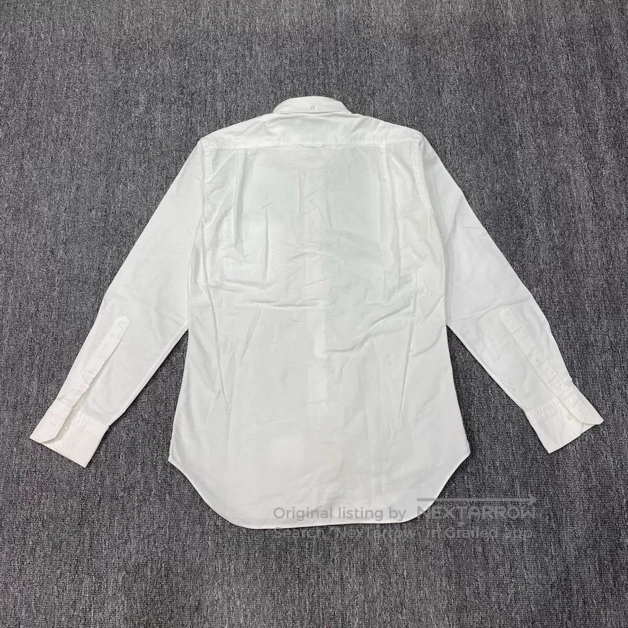 Thom Browne Thom Browne Long Sleeve White Shirt. Size US M / EU 48-50 / 2 - 2 Thumbnail