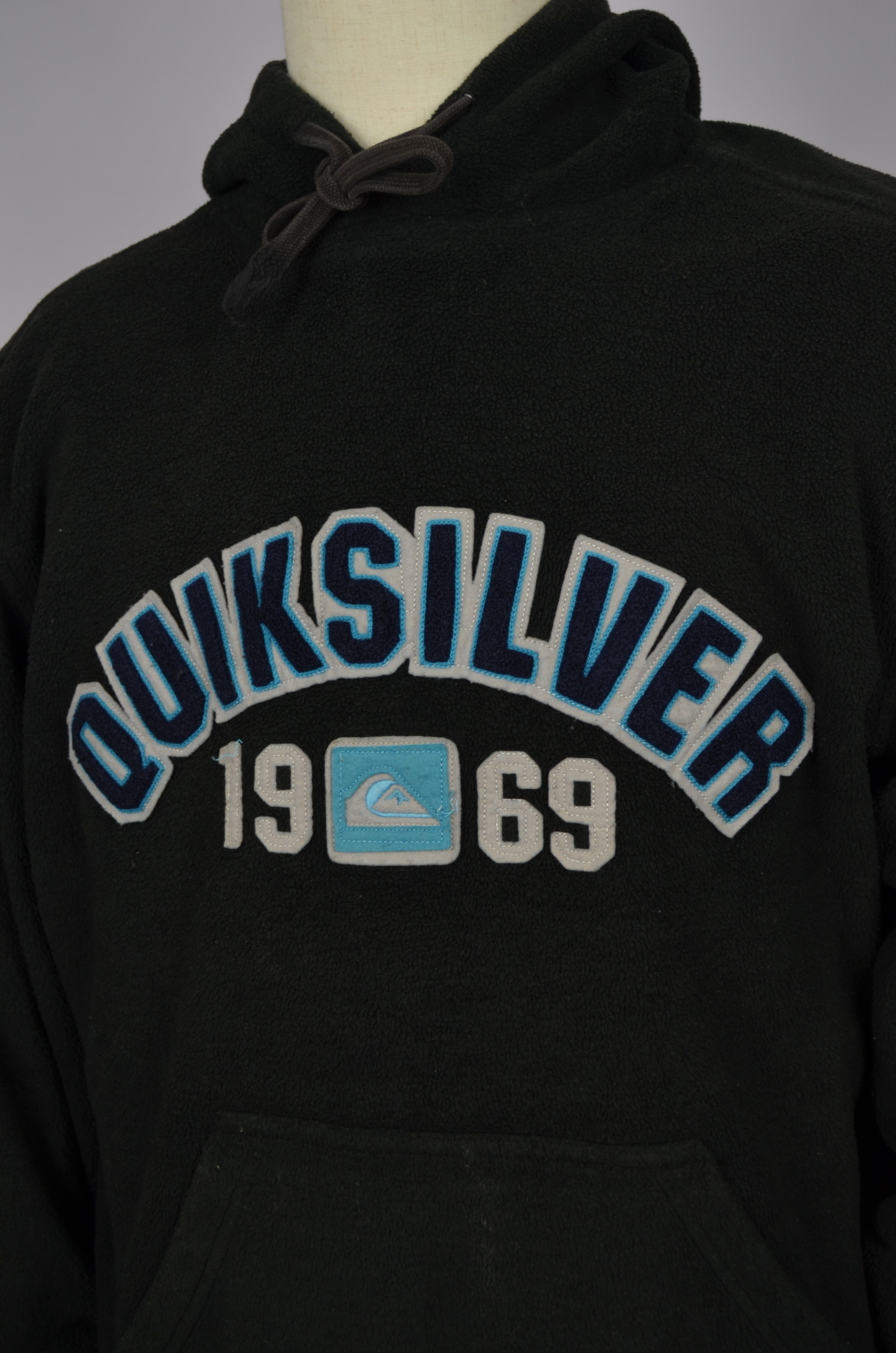 Quiksilver × Vintage Quiksilver Fleece Surf Embroided Logo Hoodie Vintage 90s y2k Size US XL / EU 56 / 4 - 4 Thumbnail