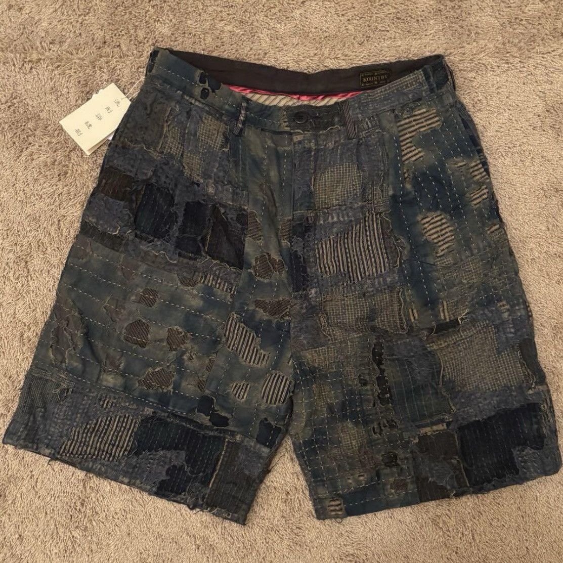 Kapital Kapital Boro Denim IVY Shorts size 3 Size US 34 / EU 50 - 1 Thumbnail