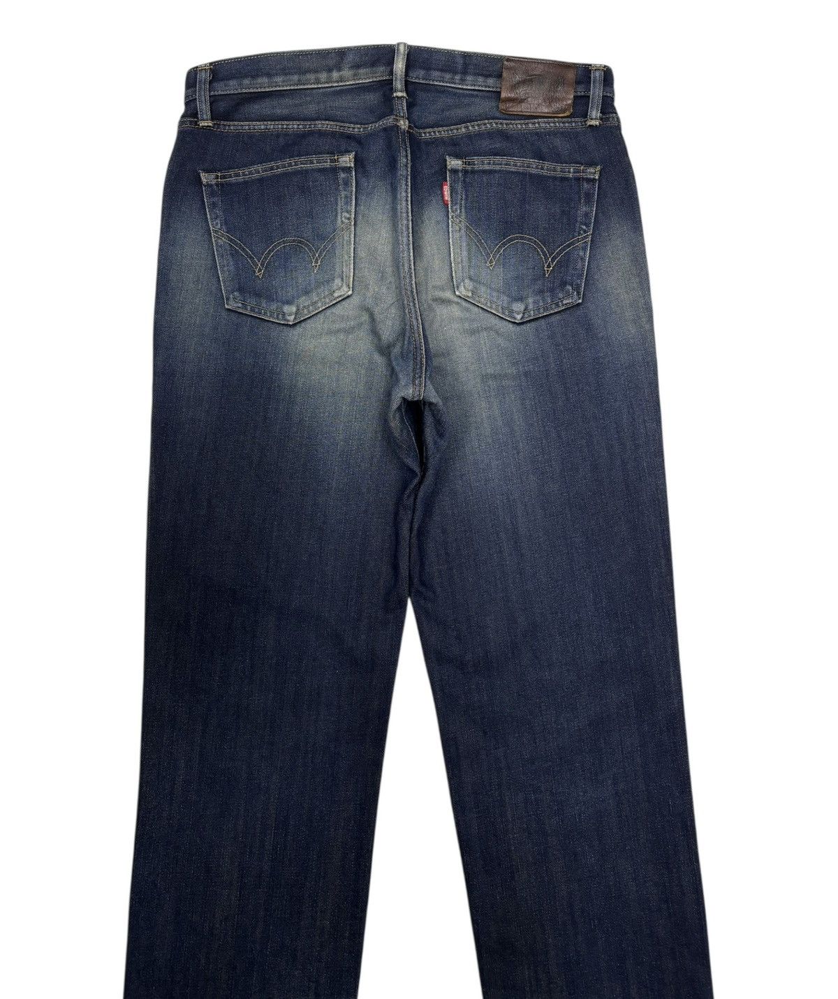 Kapital Edwin 504 Rusty Blue Baggy Jeans Distressed Denim Size US 36 / EU 52 - 8 Thumbnail