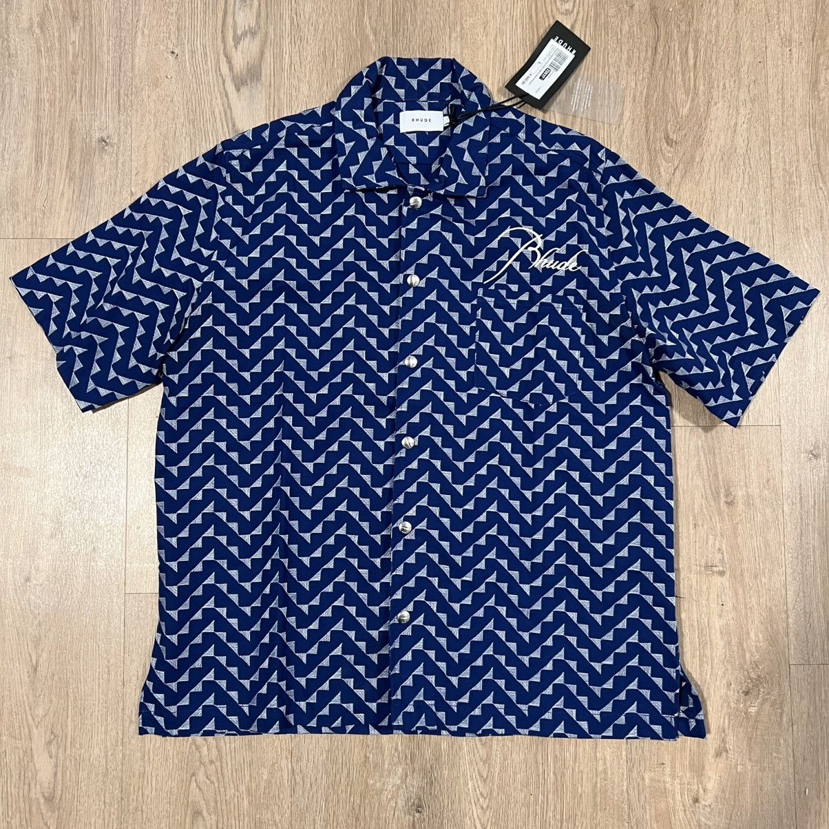 Rhude Rhude Beachfront Shirt – Size L – Brand New – Resort Luxury Size US L / EU 52-54 / 3 - 2 Thumbnail