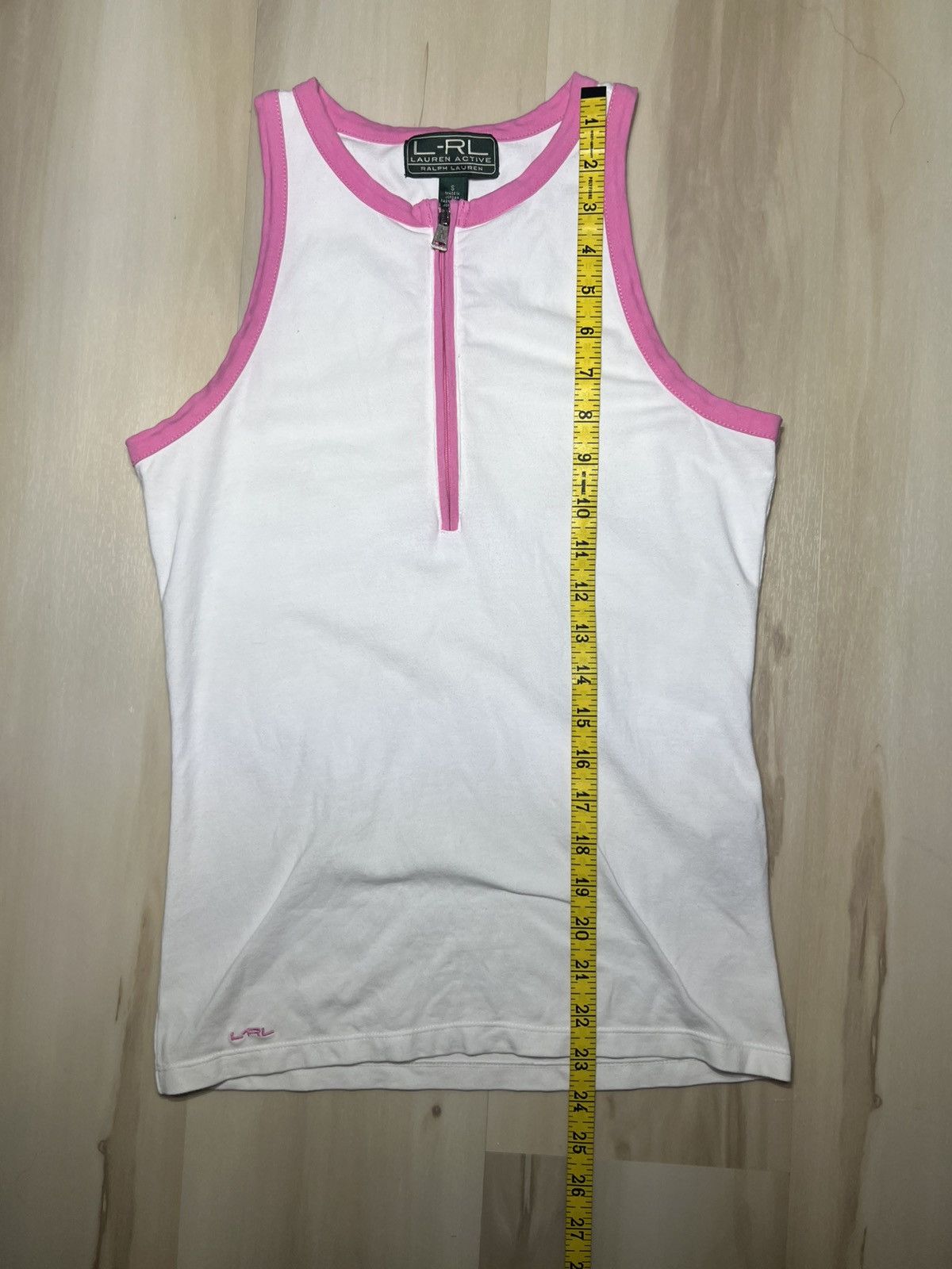 Lauren Ralph Lauren Lauren Ralph Lauren Active White & Pink Half Zip wms Sz S Size S / US 4 / IT 40 - 5 Thumbnail