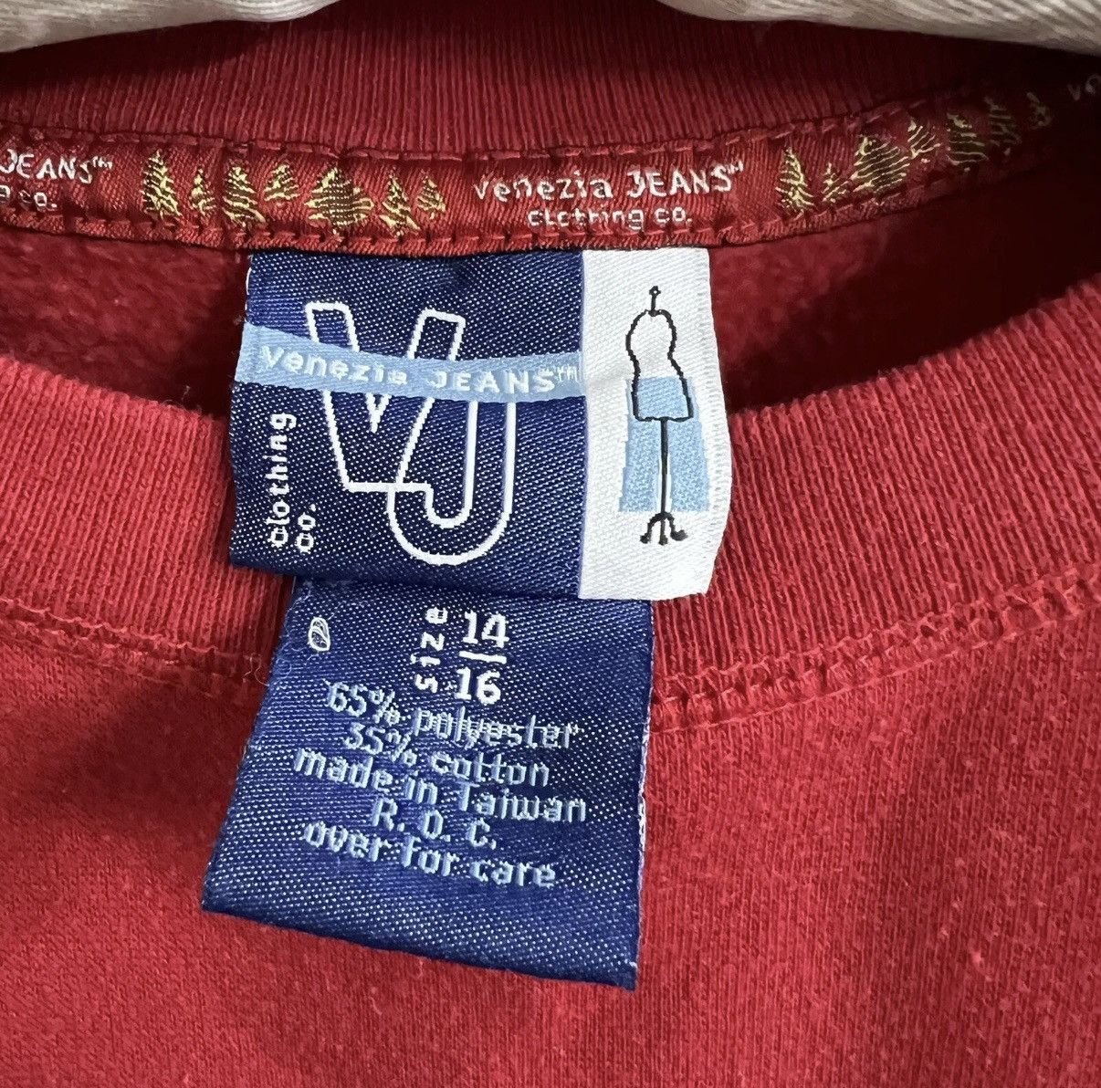 Vintage Venezia Christmas 14/16 Embroidered 3/4 Sleeve Read Size XL / US 12-14 / IT 48-50 - 3 Thumbnail