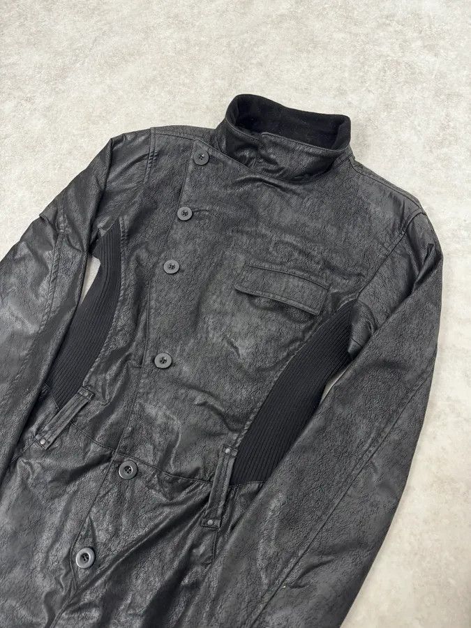 Emporio Armani 2000s Emporio Armani Black Leather Combination Size 42R - 7 Thumbnail