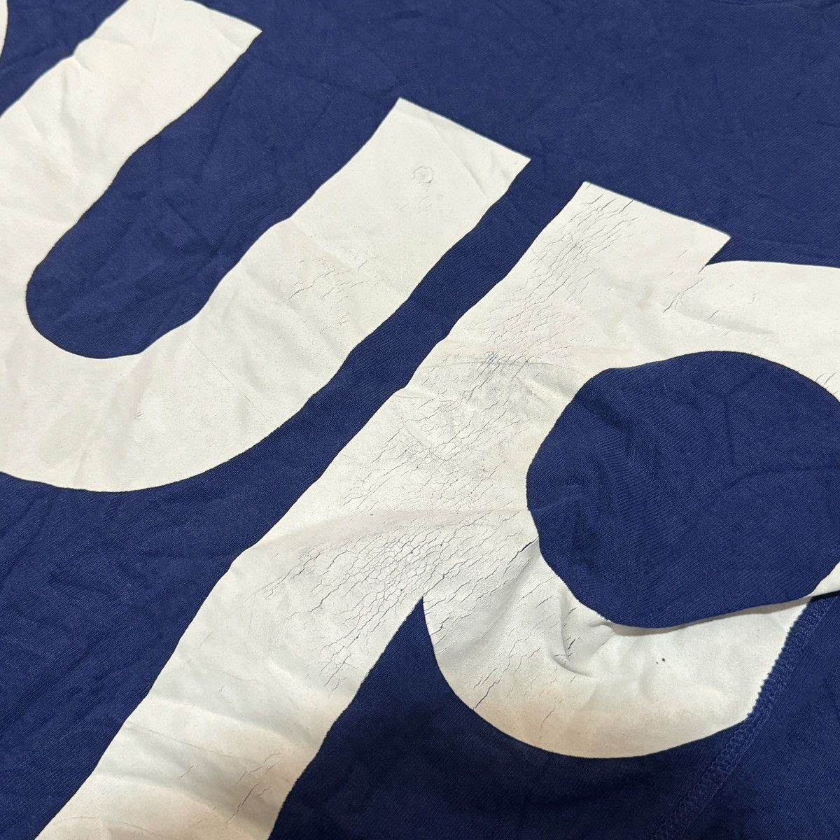 Supreme Supreme Sup Logo Royal Blue Pullover FW 13 Size US L / EU 52-54 / 3 - 4 Thumbnail