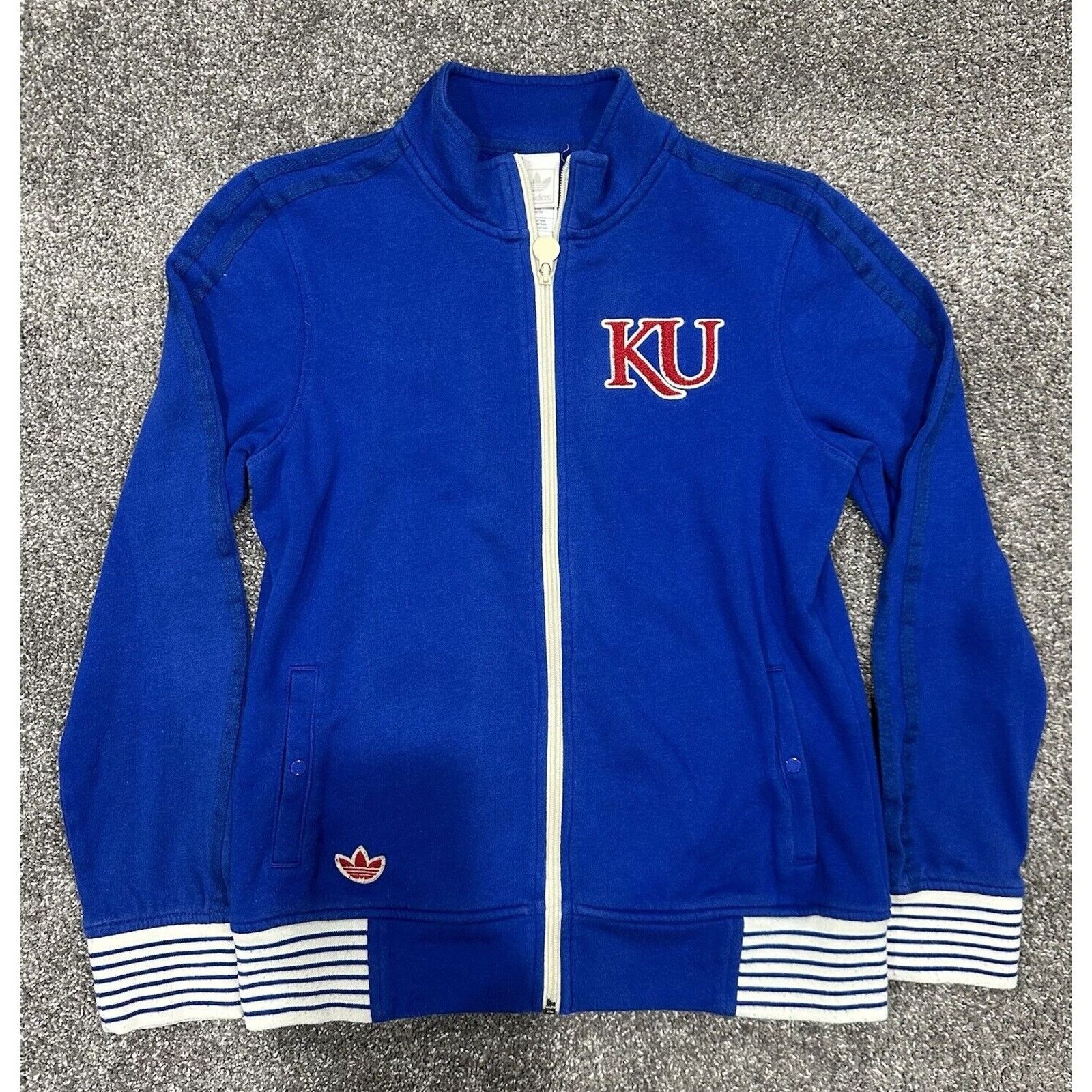 Adidas Adidas Kansas Jayhawks Fill Zip Blue Jacket Logo Size M Size M / US 6-8 / IT 42-44 - 1 Thumbnail