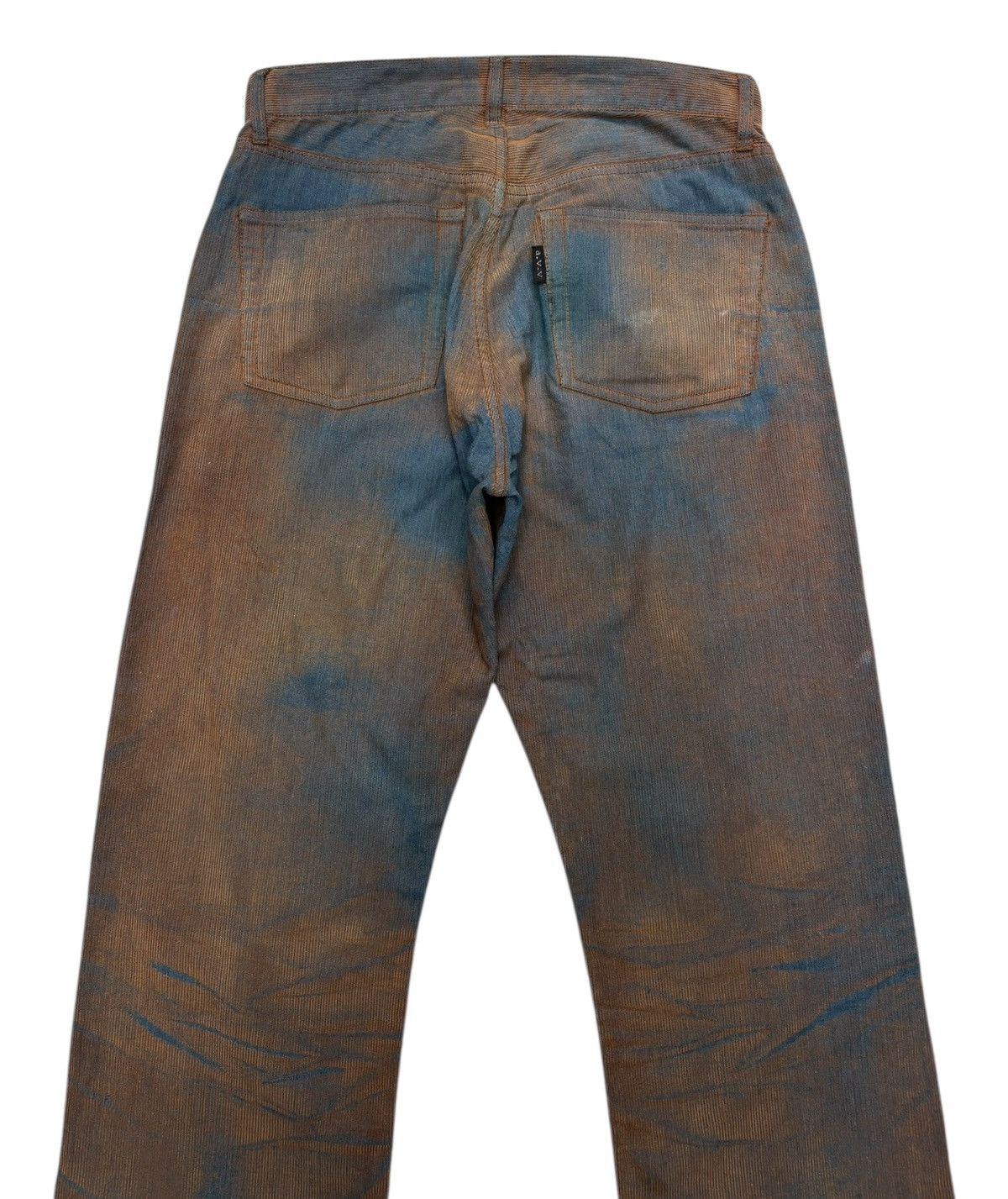 🔥AVV HOMME ARTISAN DYED GRADIENT DISTRESSED PANTS