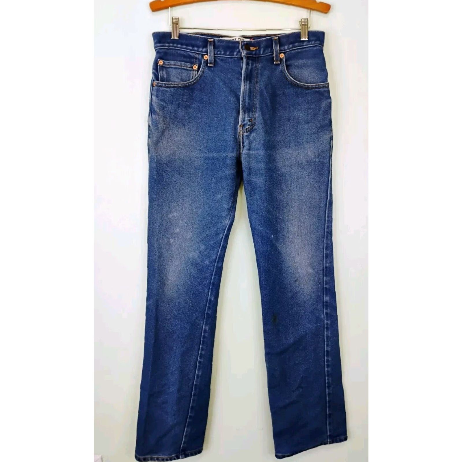 Levi's VINTAGE Levi's 517 Jeans Bootcut Denim Blue 32x33 Mens Regular 517 Model Size US 32 / EU 48 - 2 Thumbnail