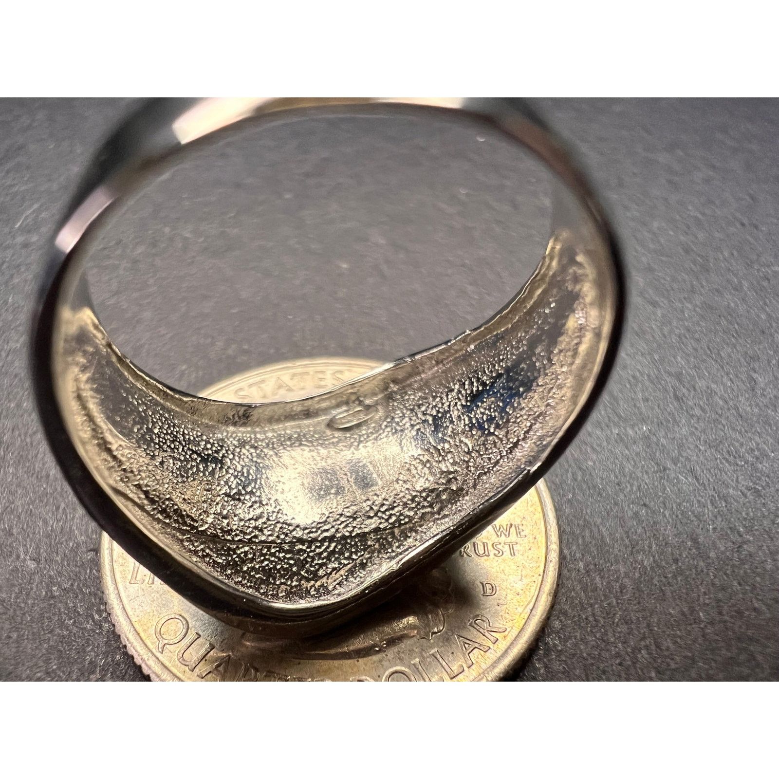 Other Vintage sterling silver ring size 8 Size ONE SIZE - 4 Thumbnail