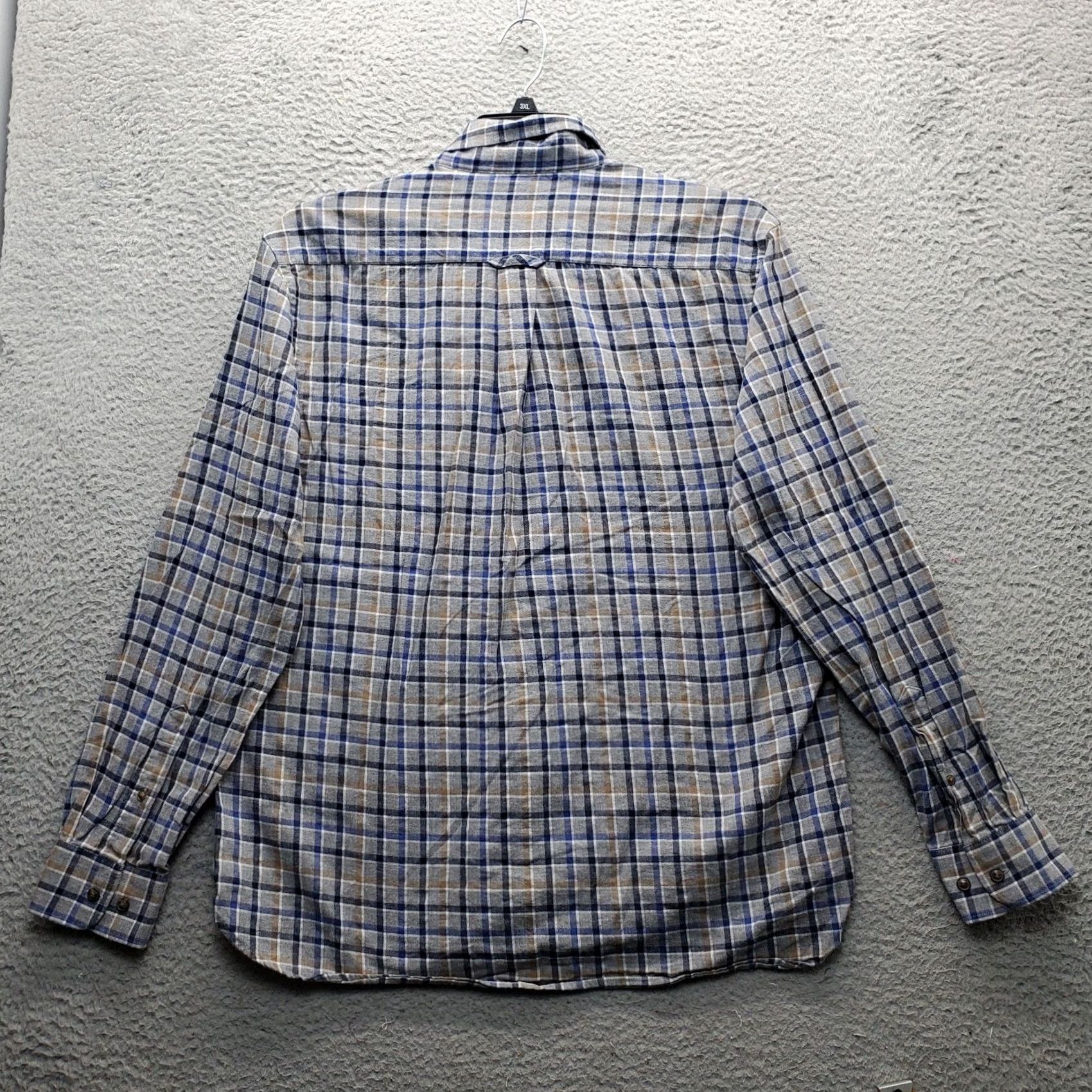 Jos. A. Bank Jos. A. Bank Button-Down Shirt Mens L Multi Plaid Flannel Tailored Fit Collared Size US L / EU 52-54 / 3 - 2 Thumbnail