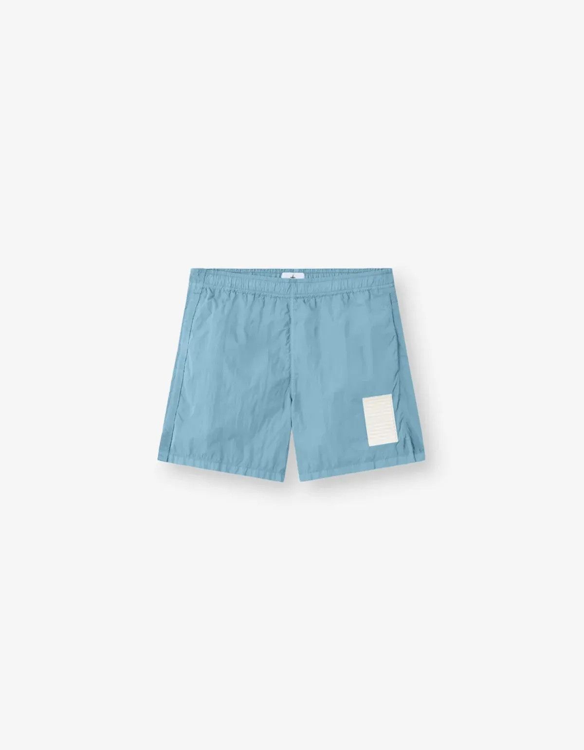 Stone Island Stone Island Marina Blue Micro Brushed Nylon-TC Swim Shorts Size US 34 / EU 50 - 1 Thumbnail