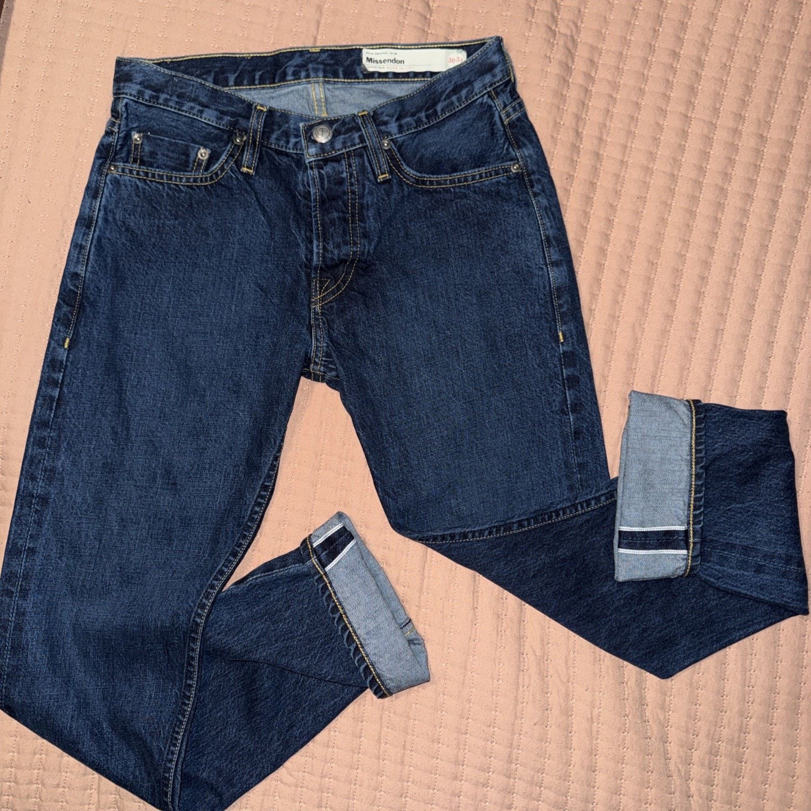 Deus Ex Machina Deus Ex Machina Missendon Japanese Selvedge Denim 29x31 USA Size US 29 - 1 Thumbnail