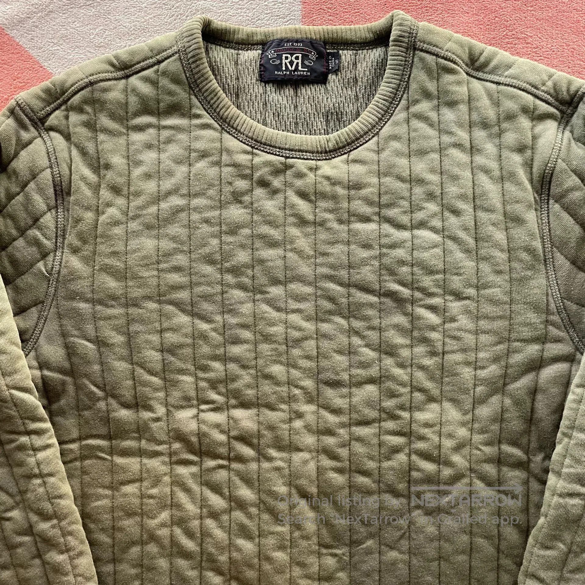 RRL Ralph Lauren RRL Padded Sweatshirt. Size US S / EU 44-46 / 1 - 2 Thumbnail