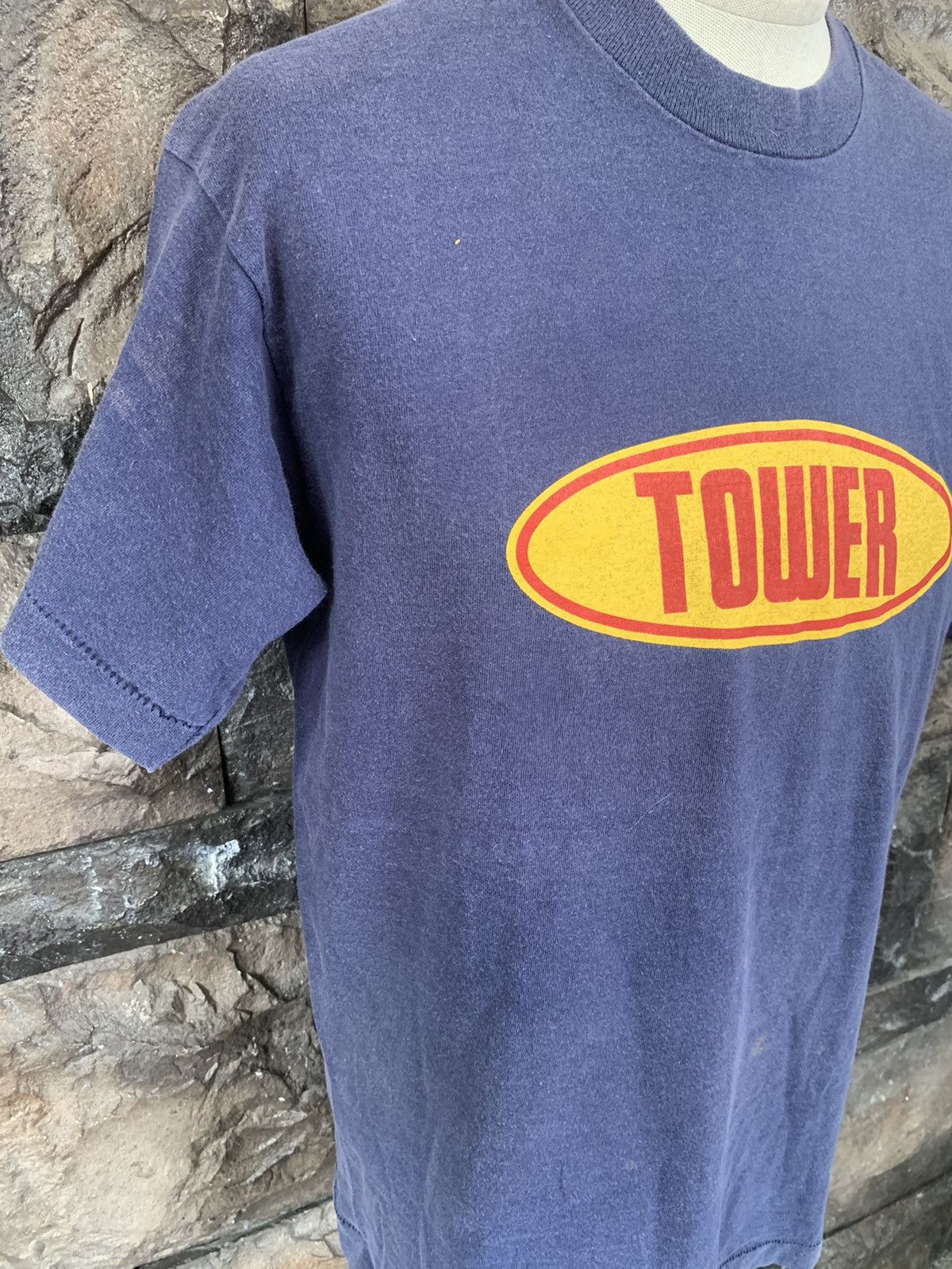 Band Tees × Vintage Vintage 90s Tower Records T Shirt Size US L / EU 52-54 / 3 - 5 Thumbnail