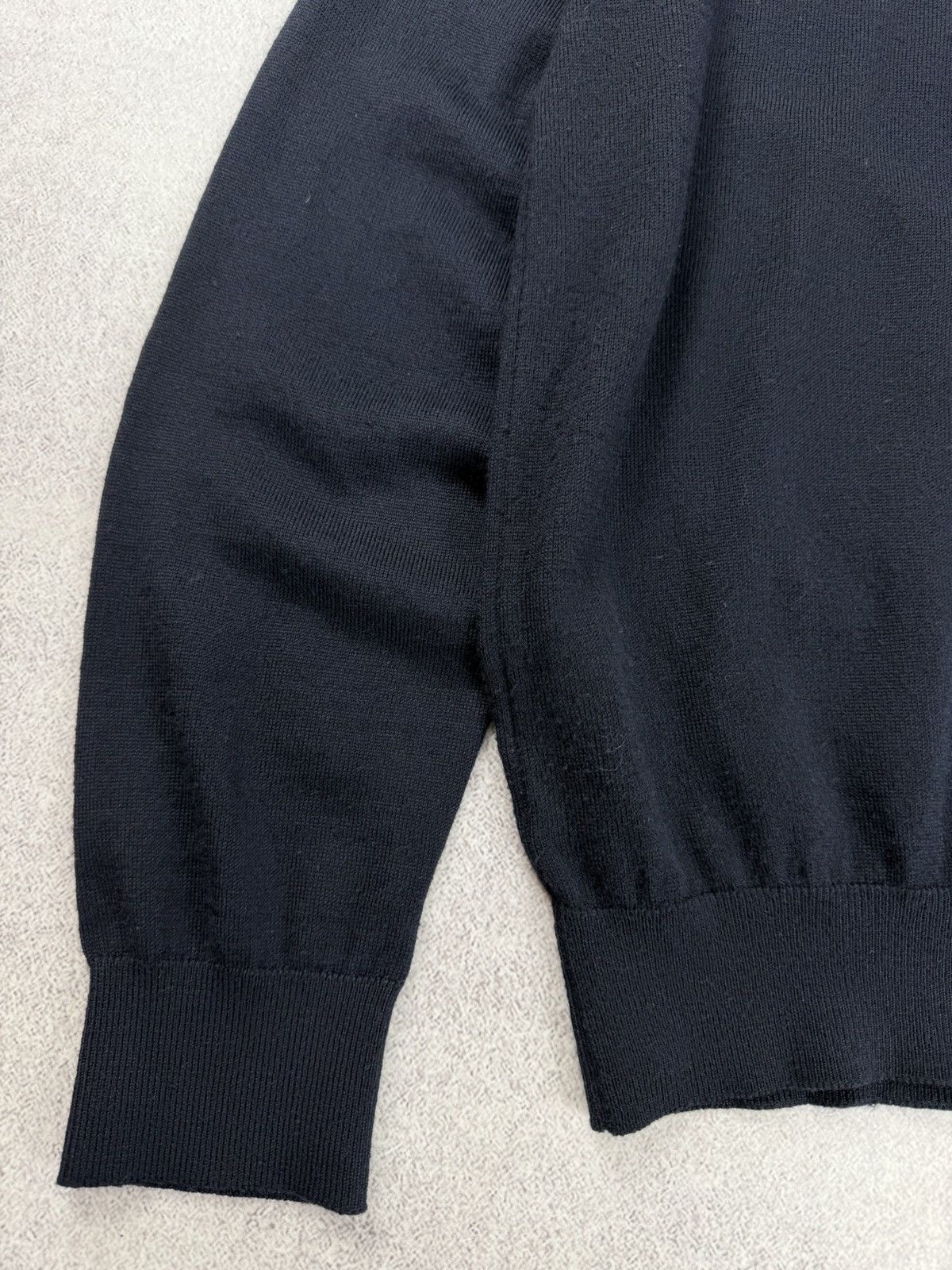 Other Montechiaro Wool Knit Sweater Navy Blue Men’s Size 52 Size US L / EU 52-54 / 3 - 12 Thumbnail