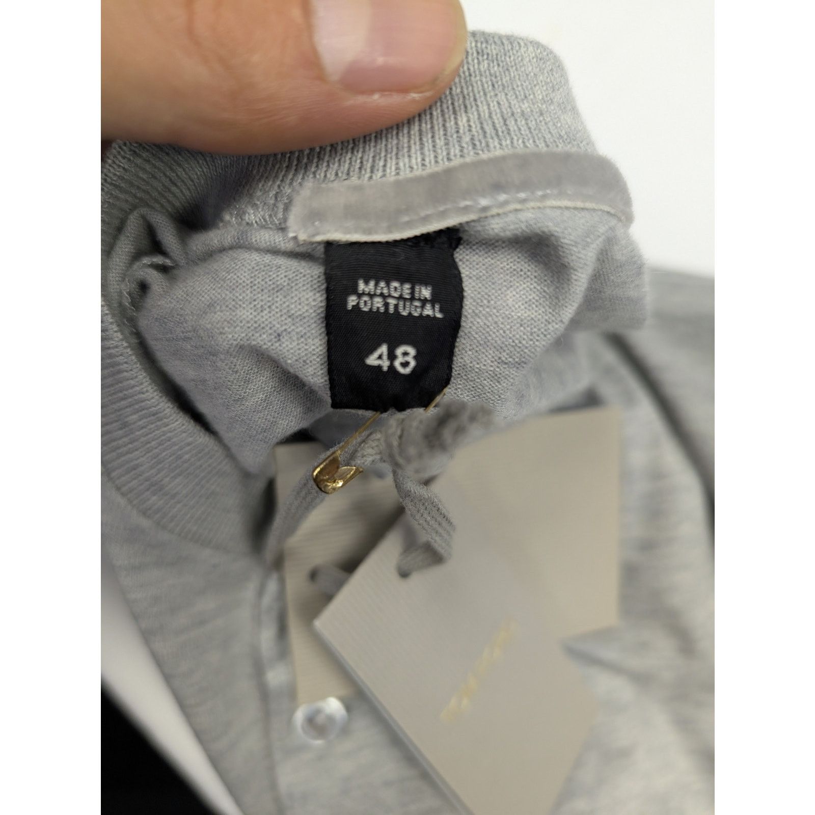 Tom Ford o1rshd1 Henley shirt in Grey Size US M / EU 48-50 / 2 - 11 Thumbnail