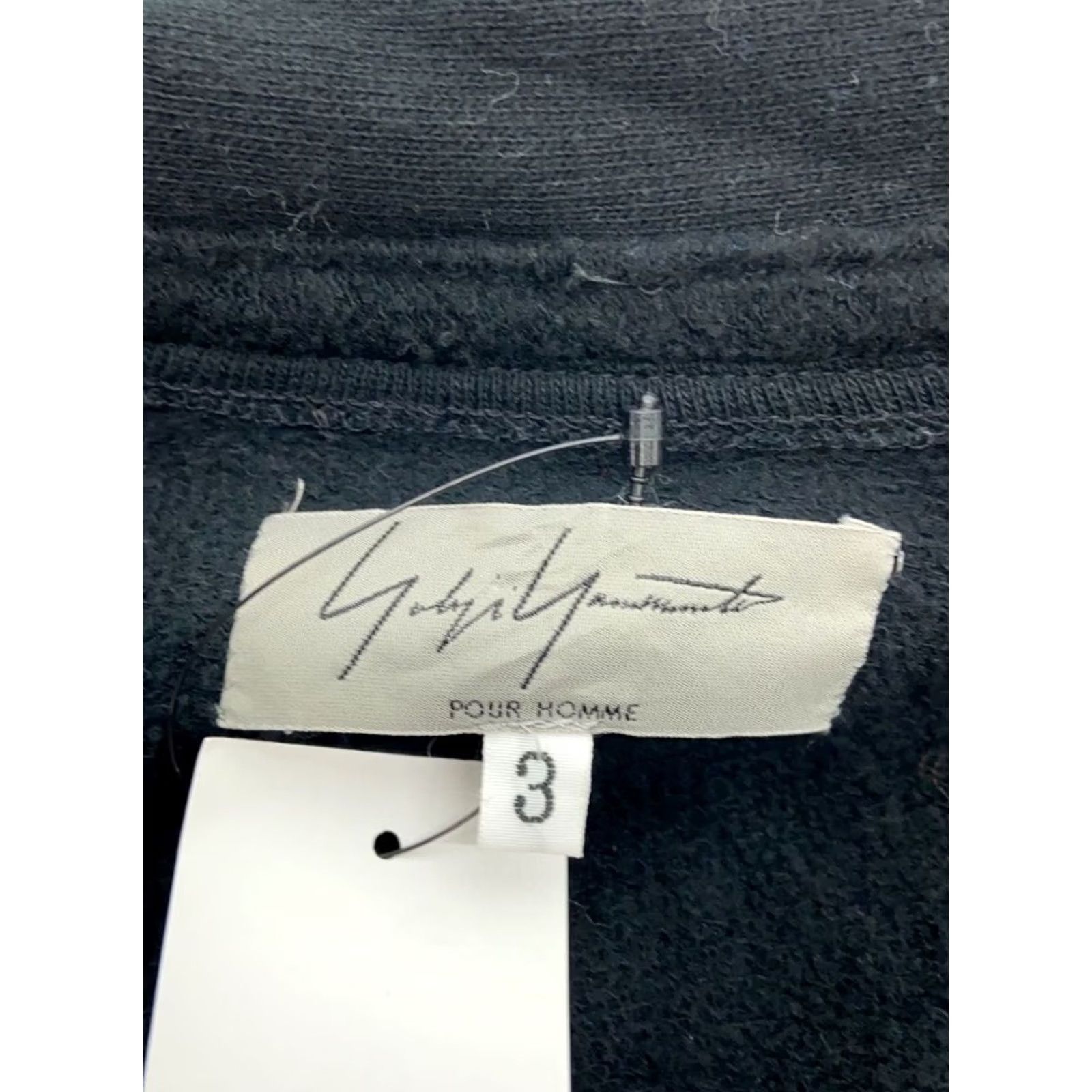 Yohji Yamamoto YOHJI YAMAMOTO POUR HOMME JACKET COAT LONG CAPE BLACK COTTON SIZE 3 MEN USED Size US S / EU 44-46 / 1 - 3 Thumbnail