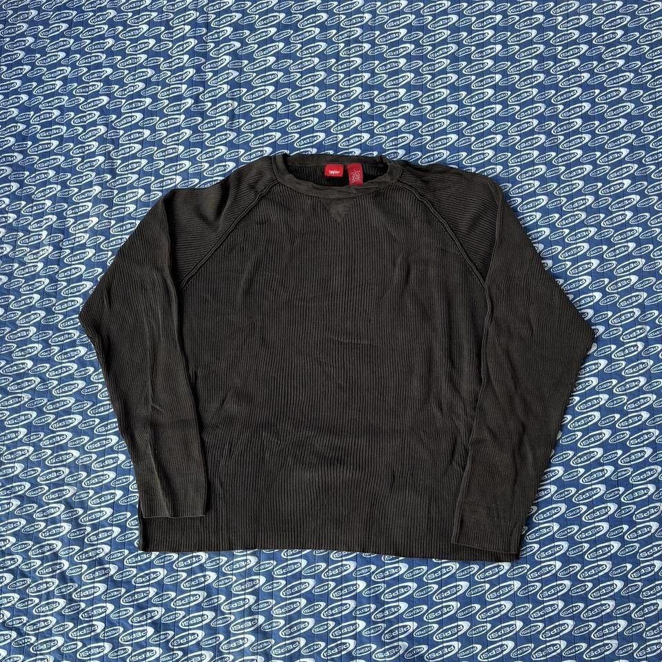 Mossimo × Vintage Vintage Mossimo Charcoal Grey Heavy Knit Jumper Pullover Size US L / EU 52-54 / 3 - 1 Thumbnail