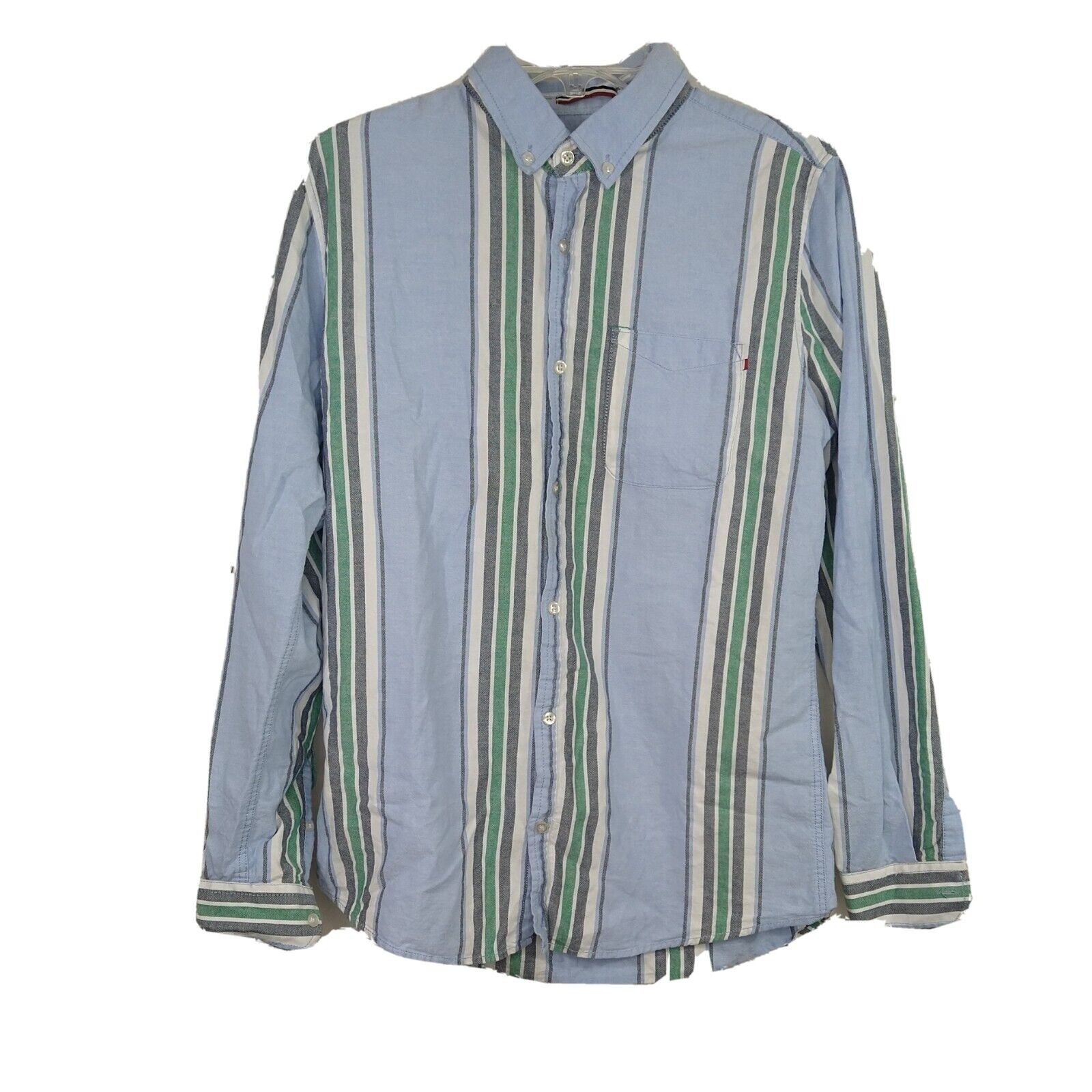 Cotton On Cotton On Brunswick Button Down Collar Slim Shirt Size M Size US M / EU 48-50 / 2 - 1 Thumbnail
