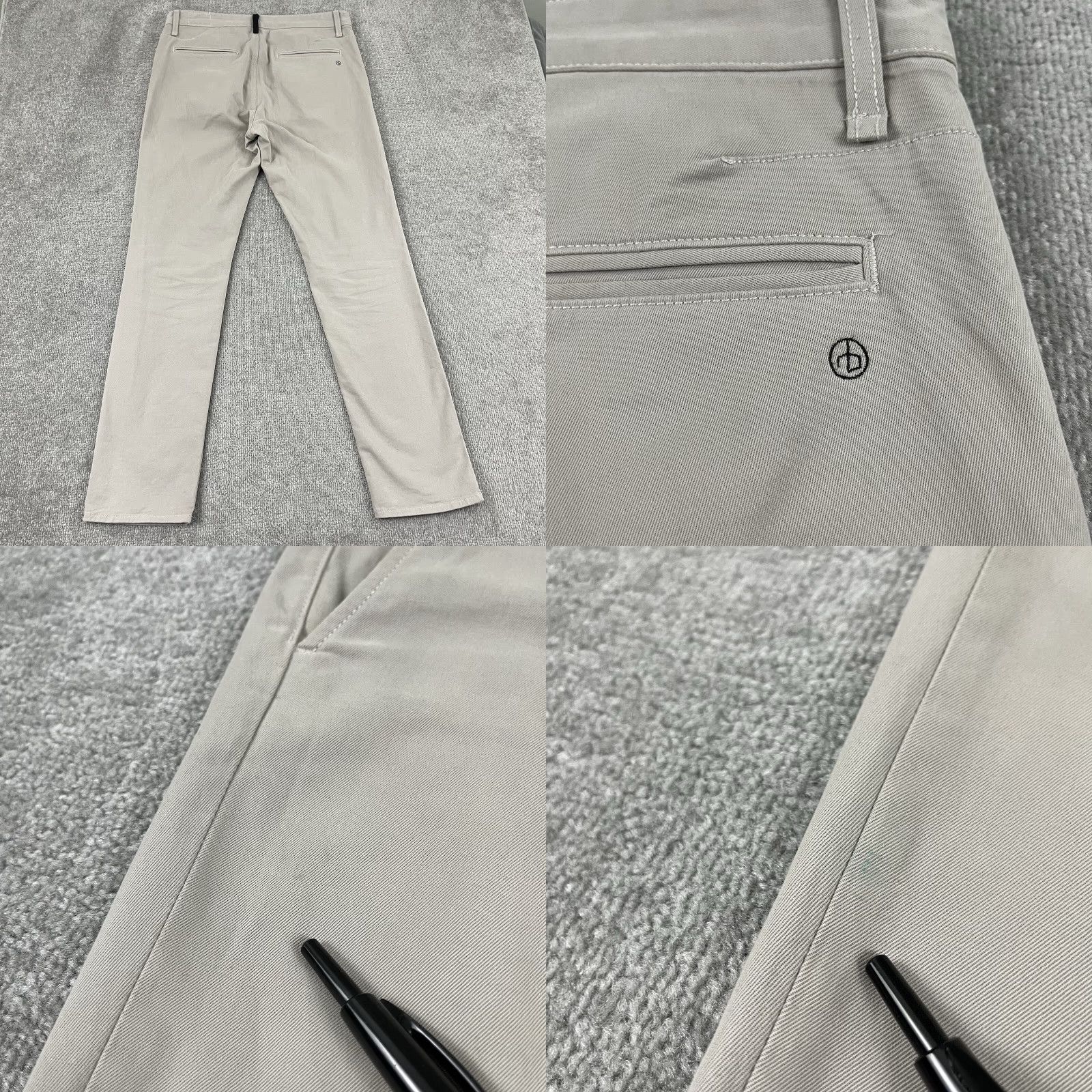 Rag & Bone RAG & BONE Slim Fit Chino Pants Mens 34x32 Drizzle Gray Casual Career Golf Size US 34 / EU 50 - 8 Thumbnail