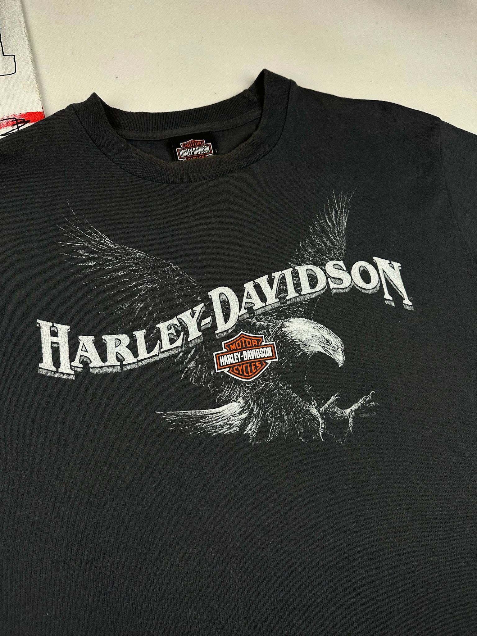 Harley Davidson Vintage Harley Davidson Eagle T-shirt Size US L / EU 52-54 / 3 - 2 Thumbnail