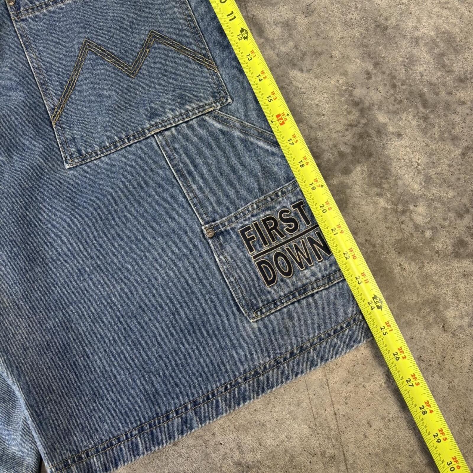 Southpole Y2K Wide Leg Baggy Alternative 2000s Jorts Size US 36 / EU 52 - 4 Thumbnail