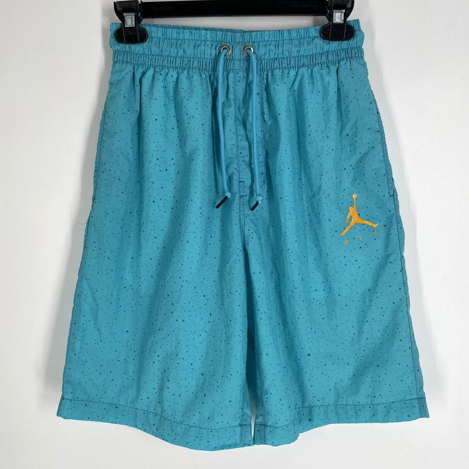 Nike Air Jordan Mens Blue Jumpman Cement Poolside Swim Shorts Size S Grailed