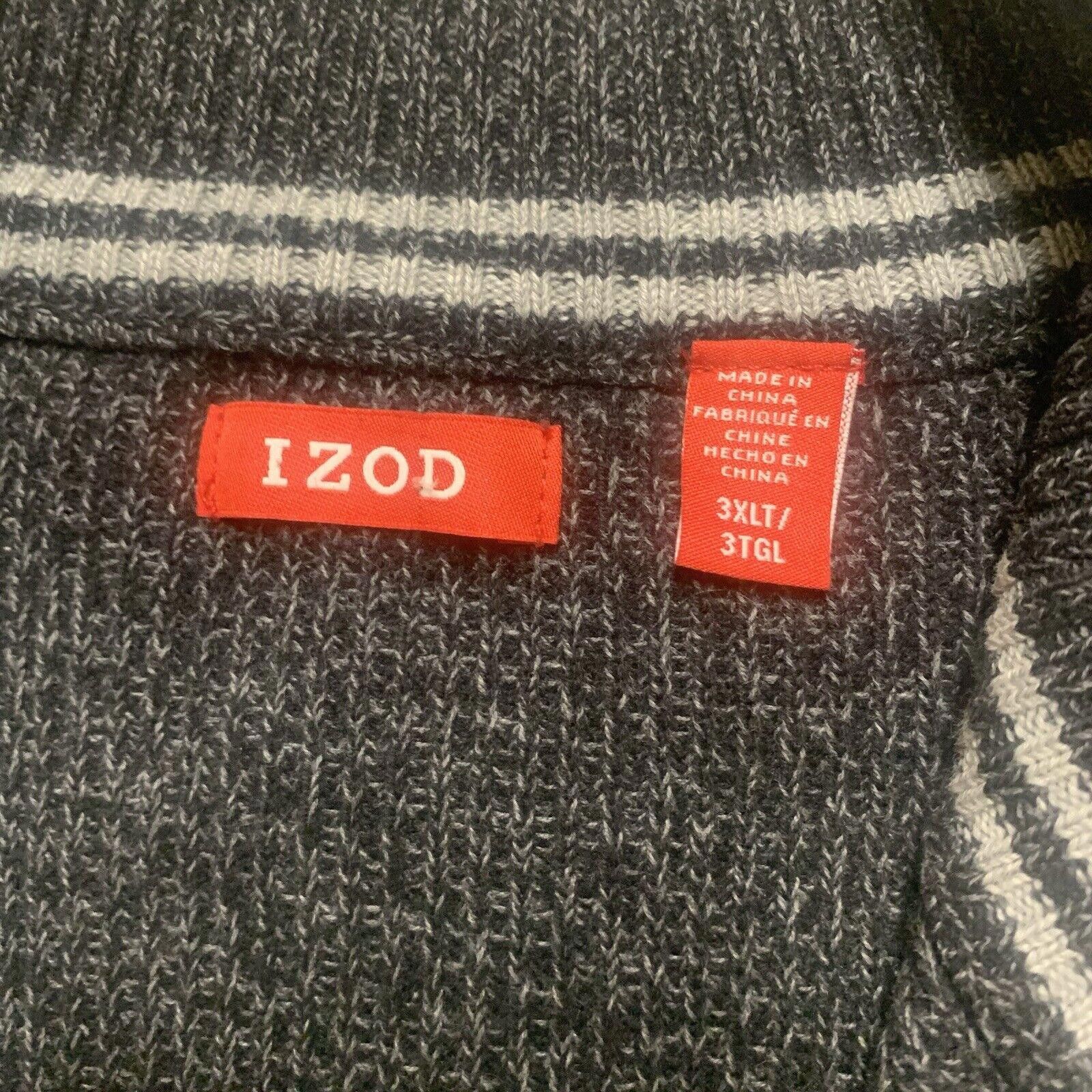 Izod IZOD Men’s Mock Neck Sweater Size3XLT Top 1/4 Zip Size US XXL / EU 58 / 5 - 5 Thumbnail