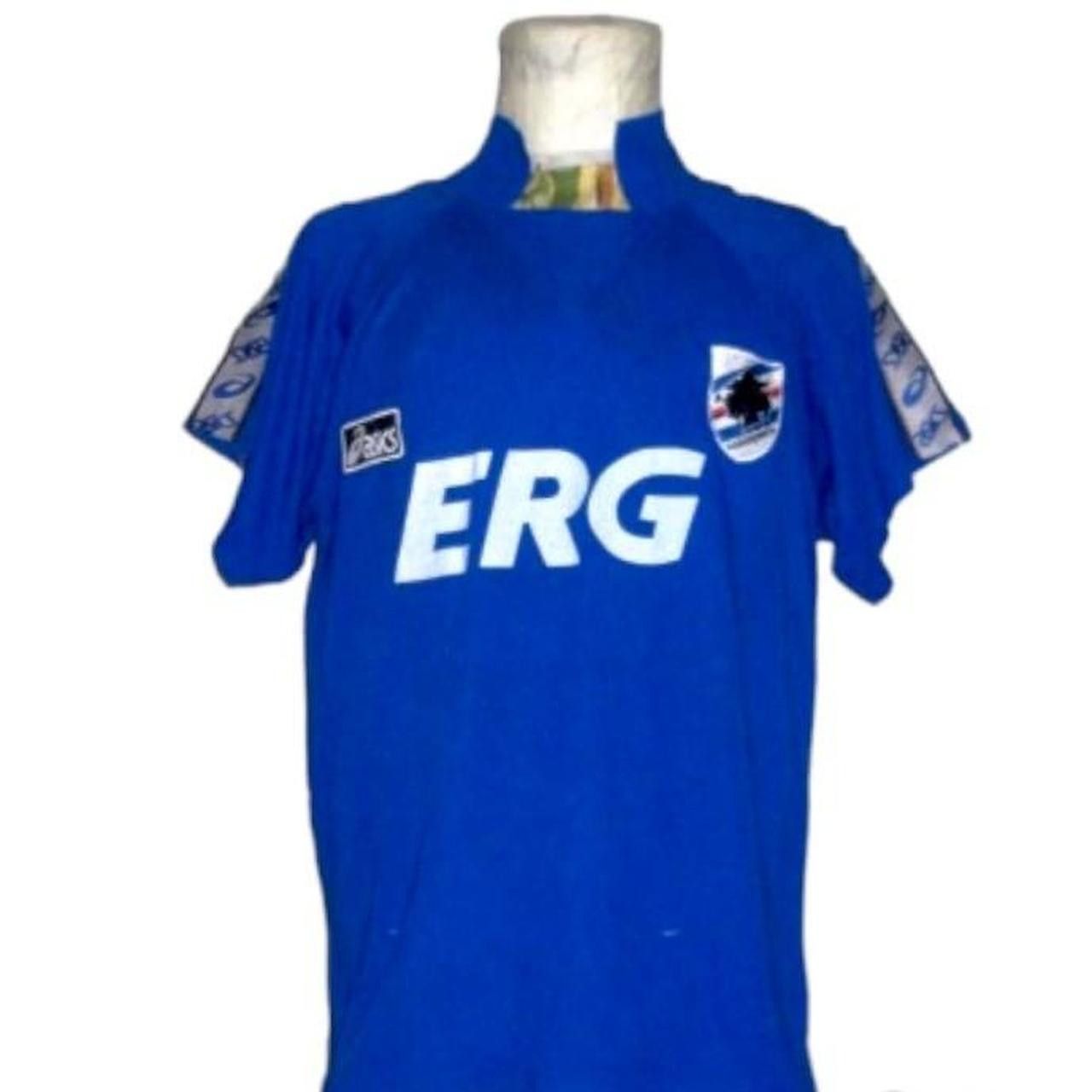 Asics Fc Sampdoria 1991 1992 1993 1994 Shirt Jersey trikot Maglia Size US M / EU 48-50 / 2 - 2 Thumbnail