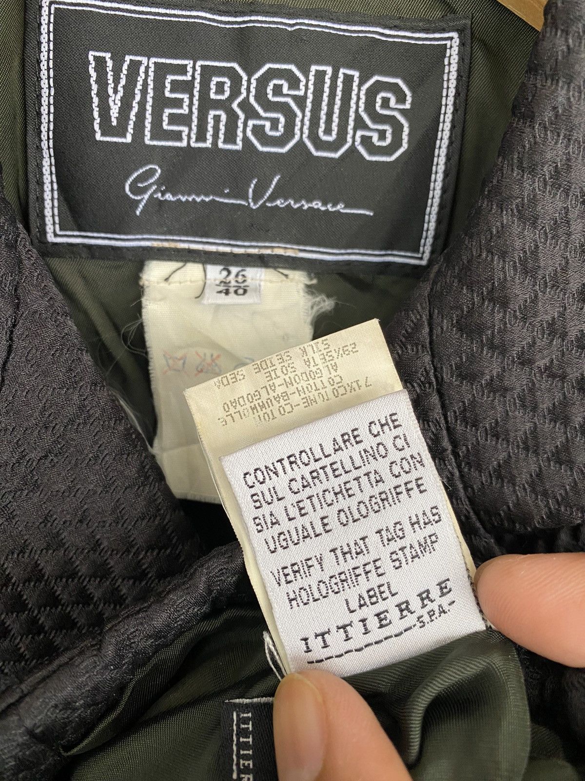 Versus Versace Versus By Gianni Versace Crop Jacket Size S / US 4 / IT 40 - 10 Thumbnail