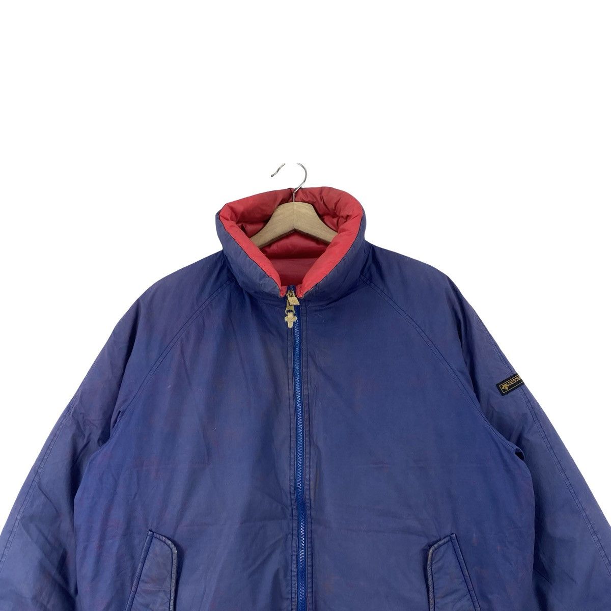 Descente Vintage DESCENTE Puffer Bomber Jacket Collar Duck Down Ski Size US L / EU 52-54 / 3 - 2 Thumbnail