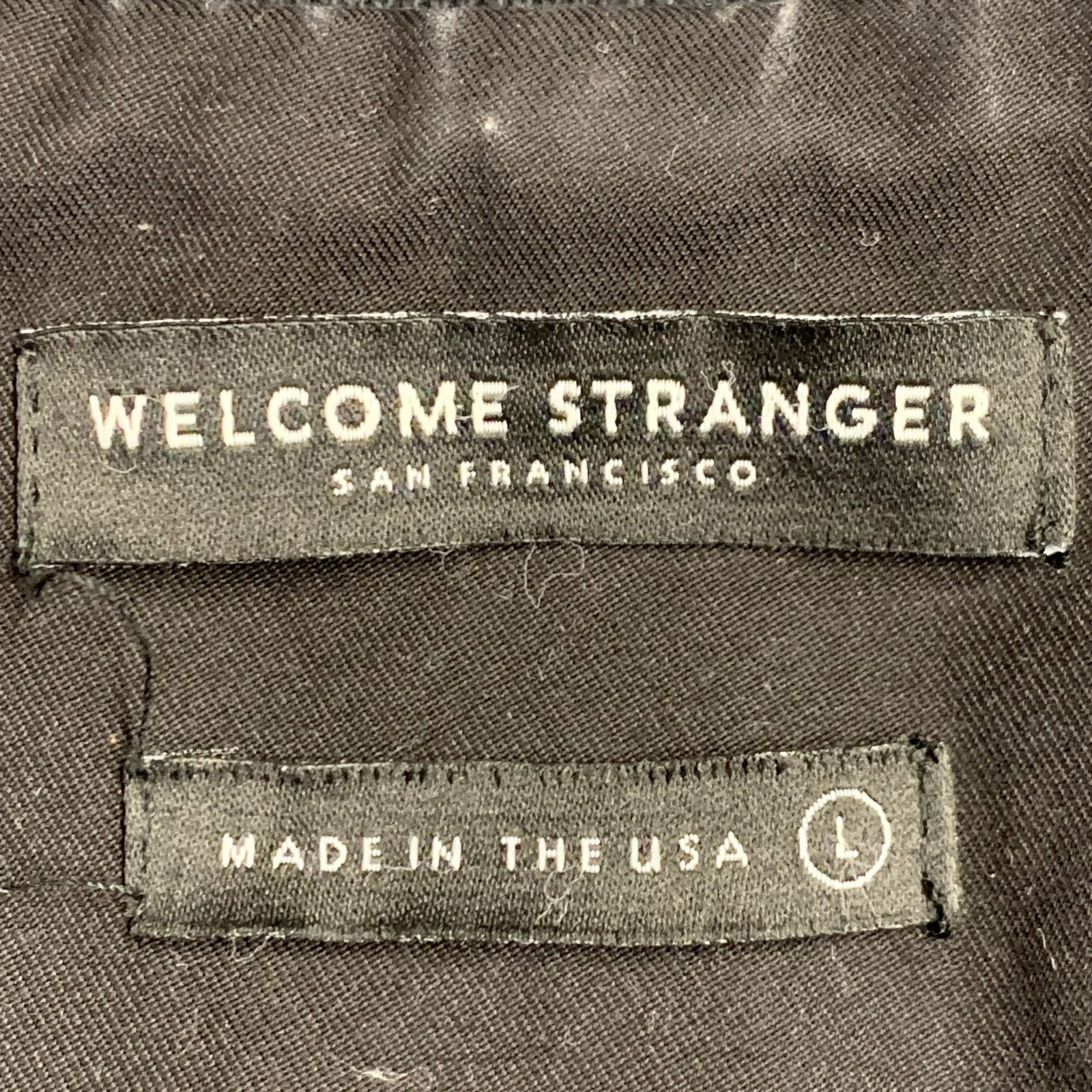 Welcome Stranger WELCOME STRANGER Size L Black Cotton Blend Zip Up Jacket Size US L / EU 52-54 / 3 - 5 Thumbnail