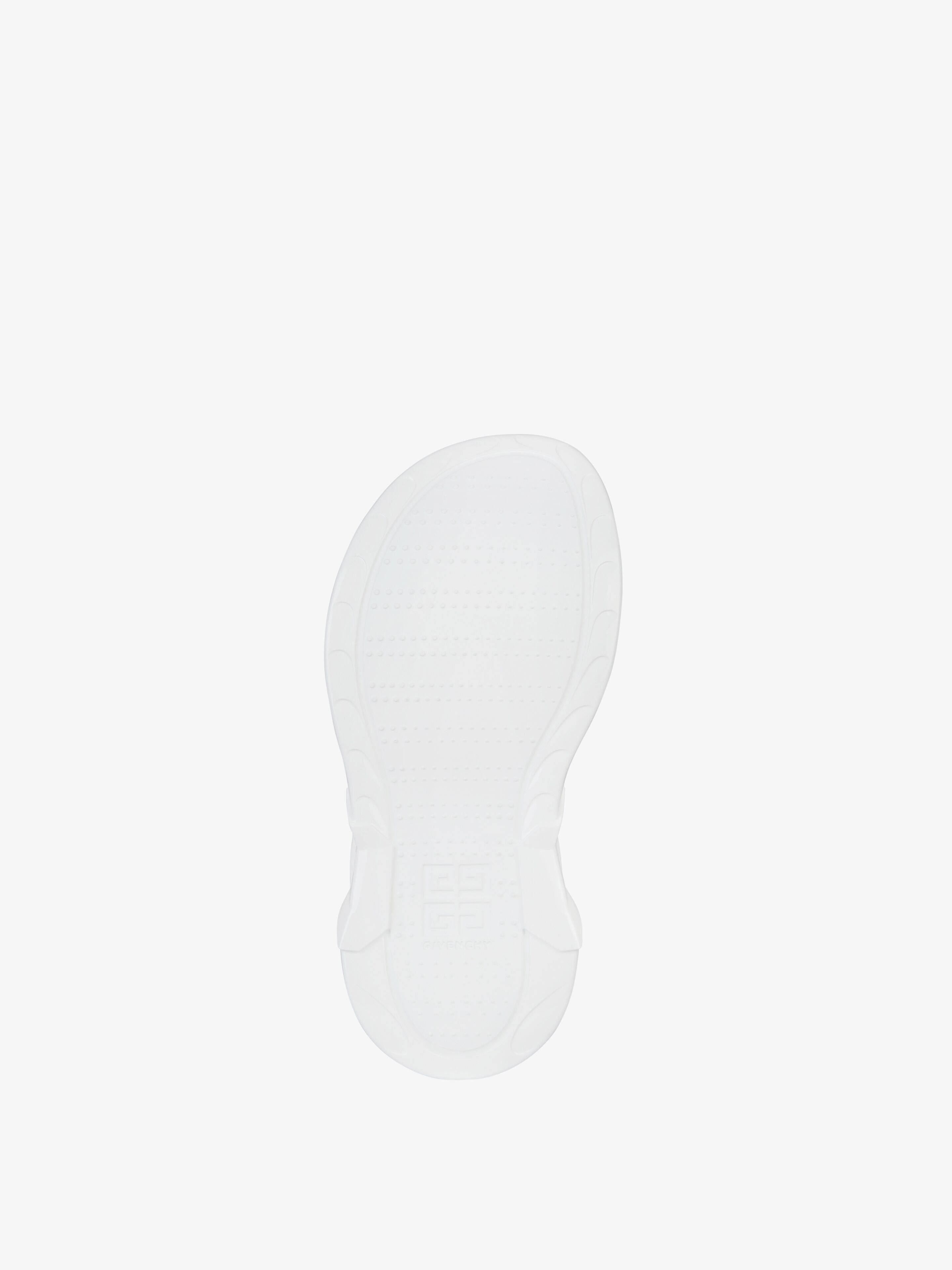Givenchy oc11z0825 Marshmallow Wedge Sandals In Rubber in White Size US 11 / IT 41 - 5 Thumbnail