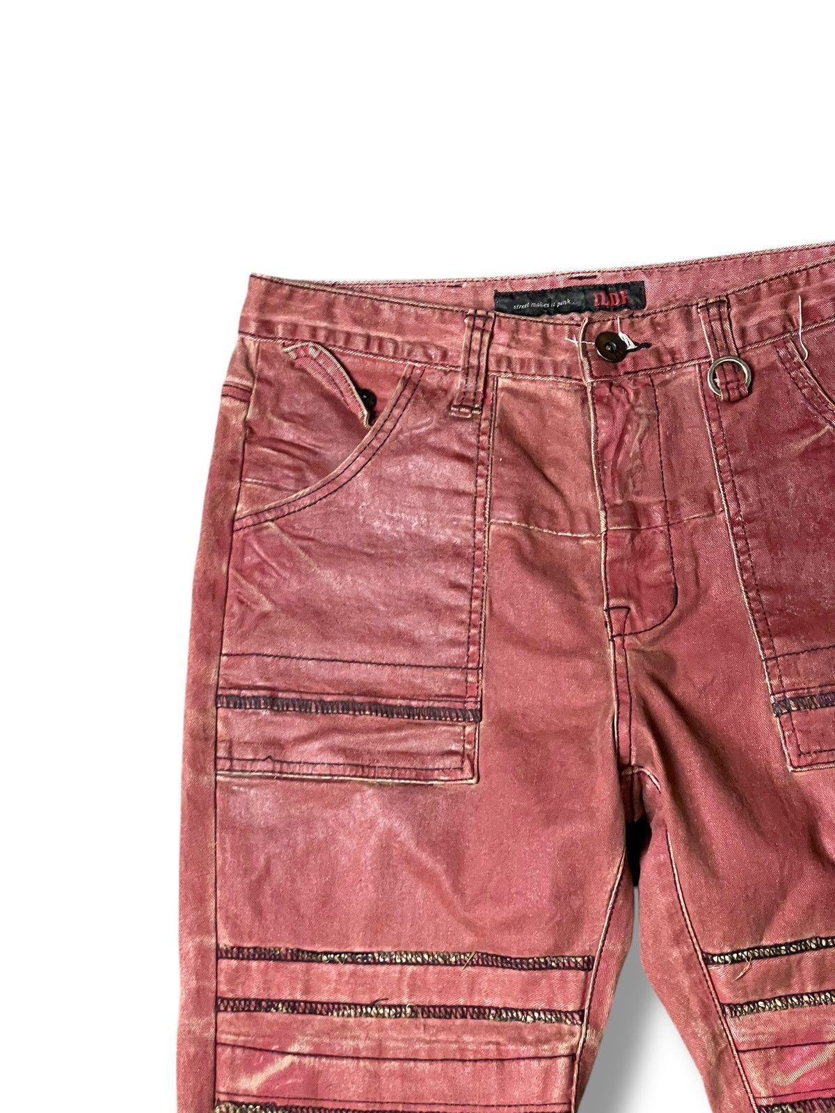 Vintage Vintage ILDF Distressed Denim Slim Jeans (92) Size US 33 - 6 Thumbnail