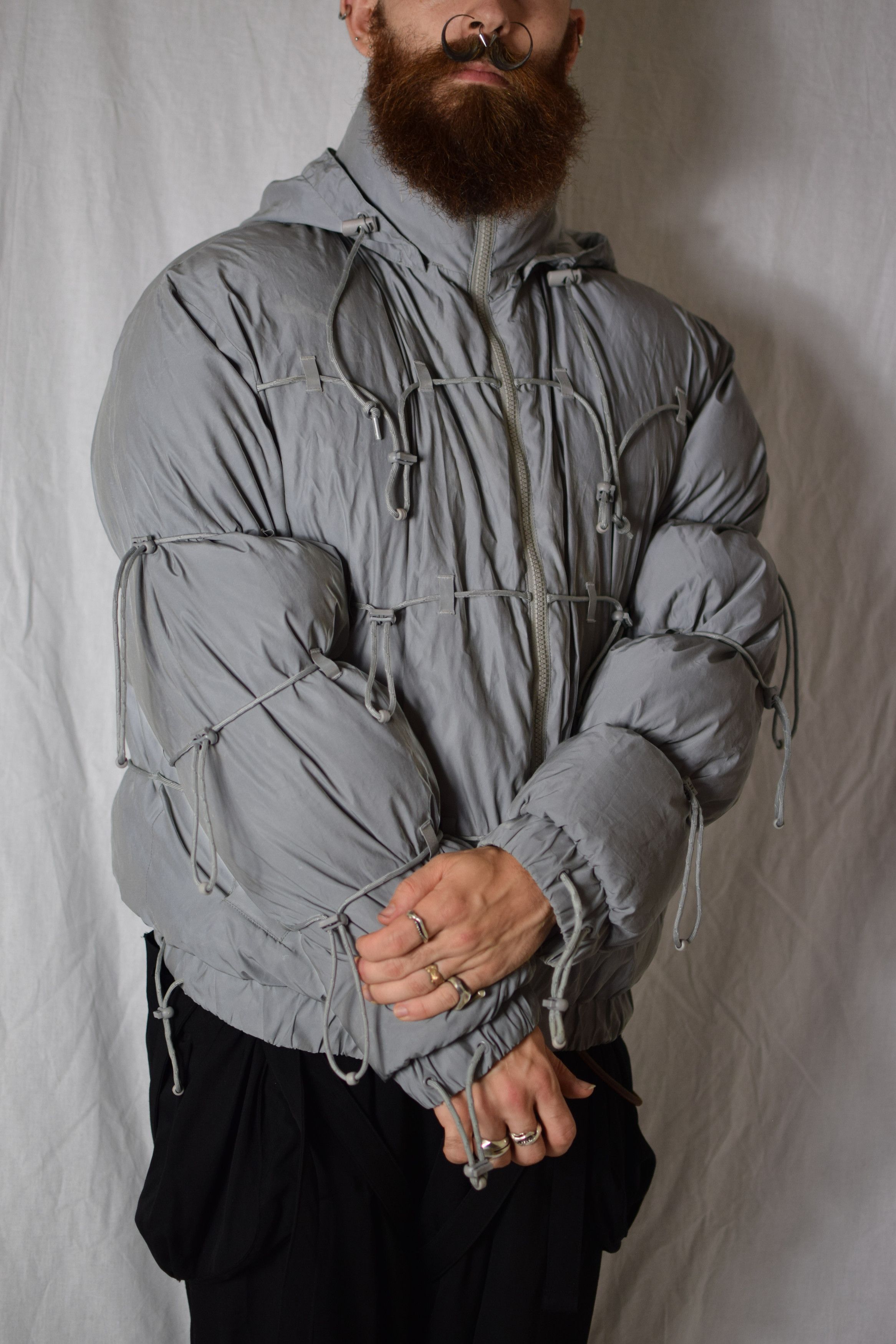 POST ARCHIVE FACTION (PAF) Post Archive Faction 1.0 Left Reflective Puffer Jacket Size US L / EU 52-54 / 3 - 9 Thumbnail