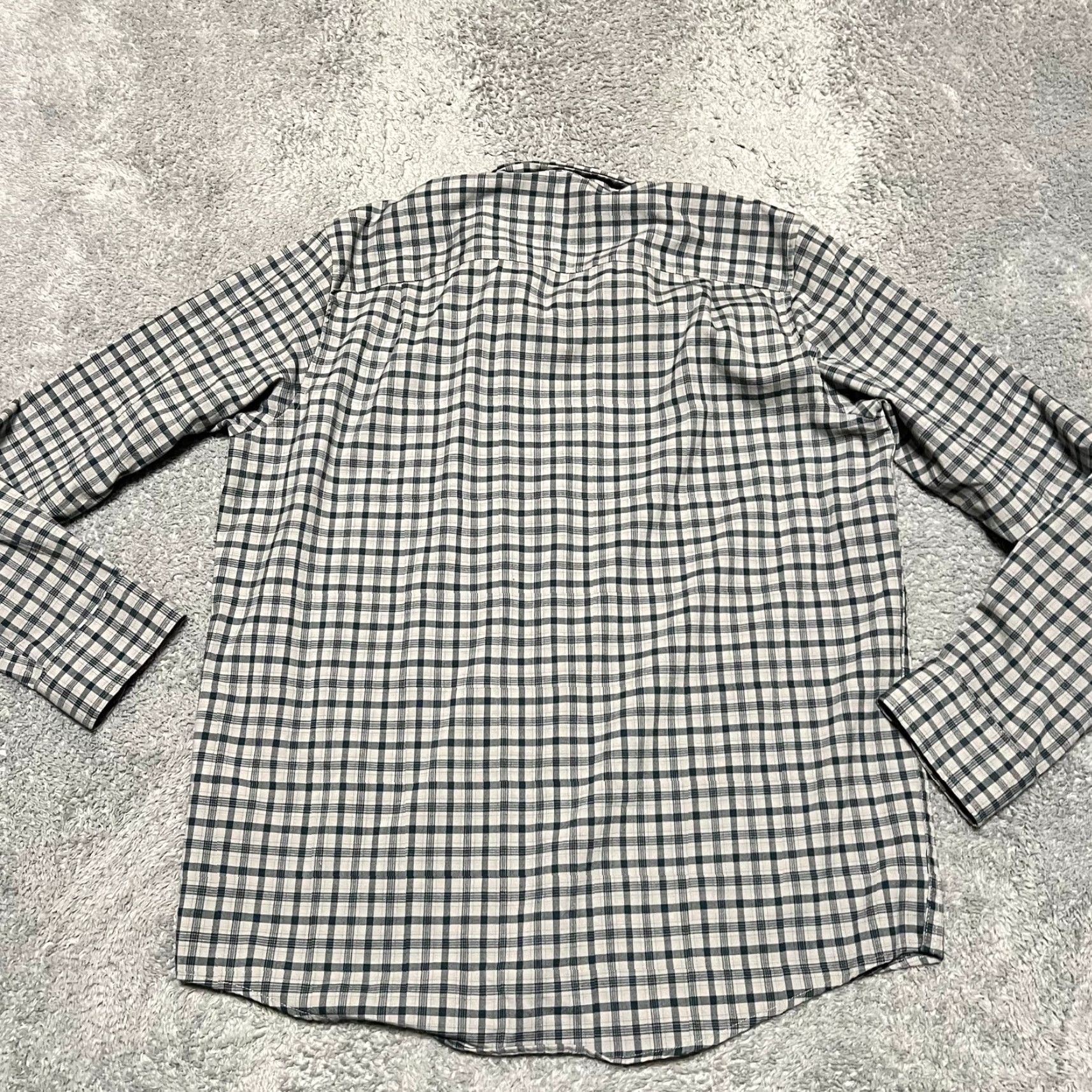 Pendleton Pendleton Shirt Mens Large Evergreen Green Plaid Button Down Fitted Virgin Wool Size US L / EU 52-54 / 3 - 4 Thumbnail