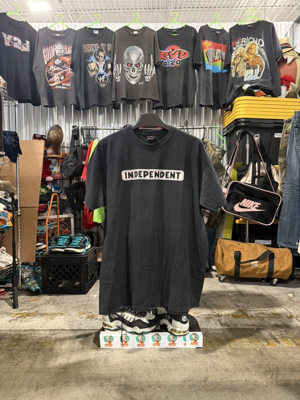 Independent Truck Co. Y2K Vintage Independent Bar Logo Tee XXL Size US XXL / EU 58 / 5 - 1 Thumbnail